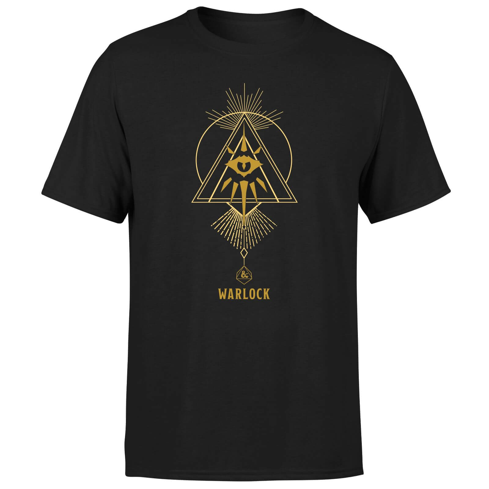 Donjons & Dragons Warlock homme t-shirt - noir - M - Noir
