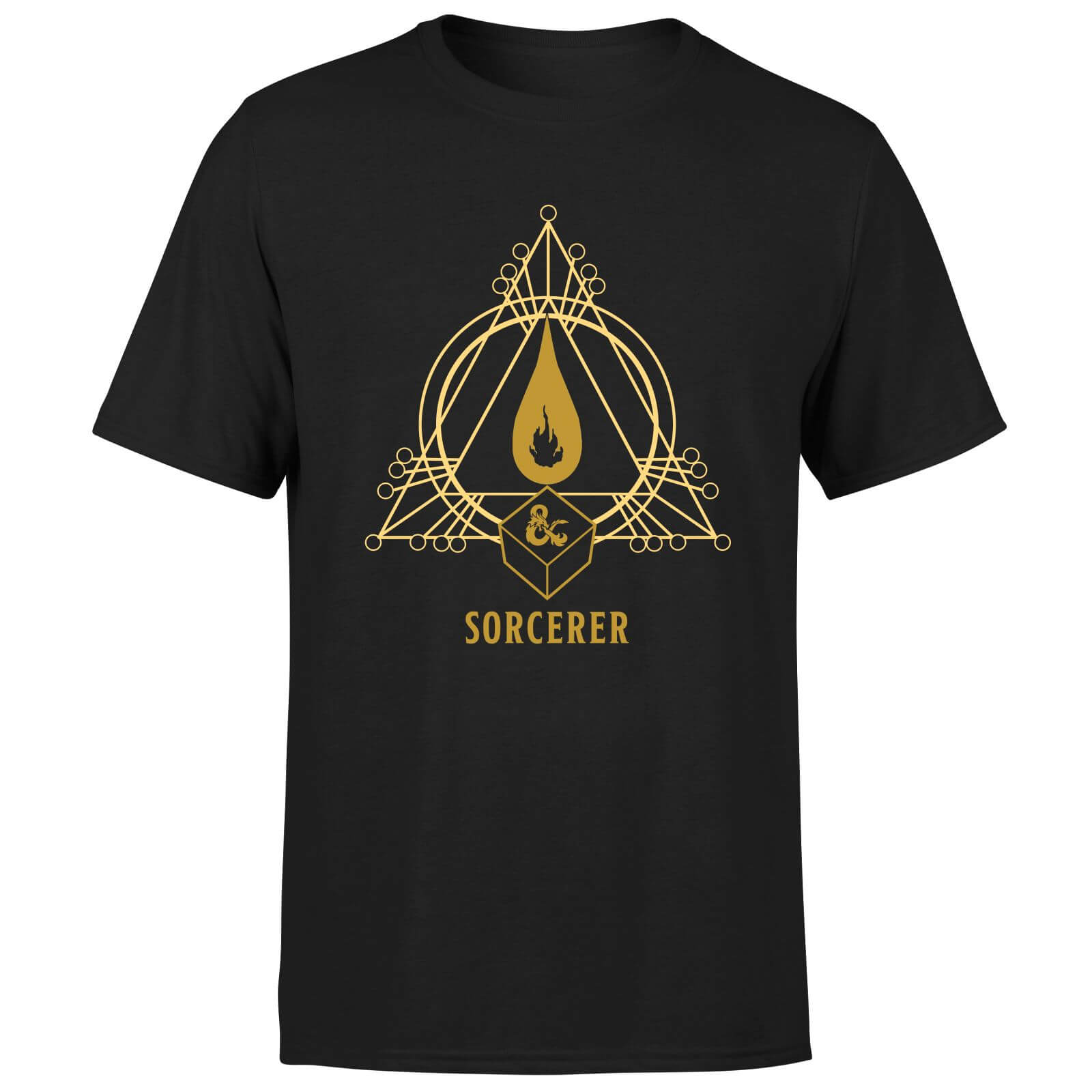 Donjons & Dragons Sorcerer homme t-shirt - noir - XXL - Noir