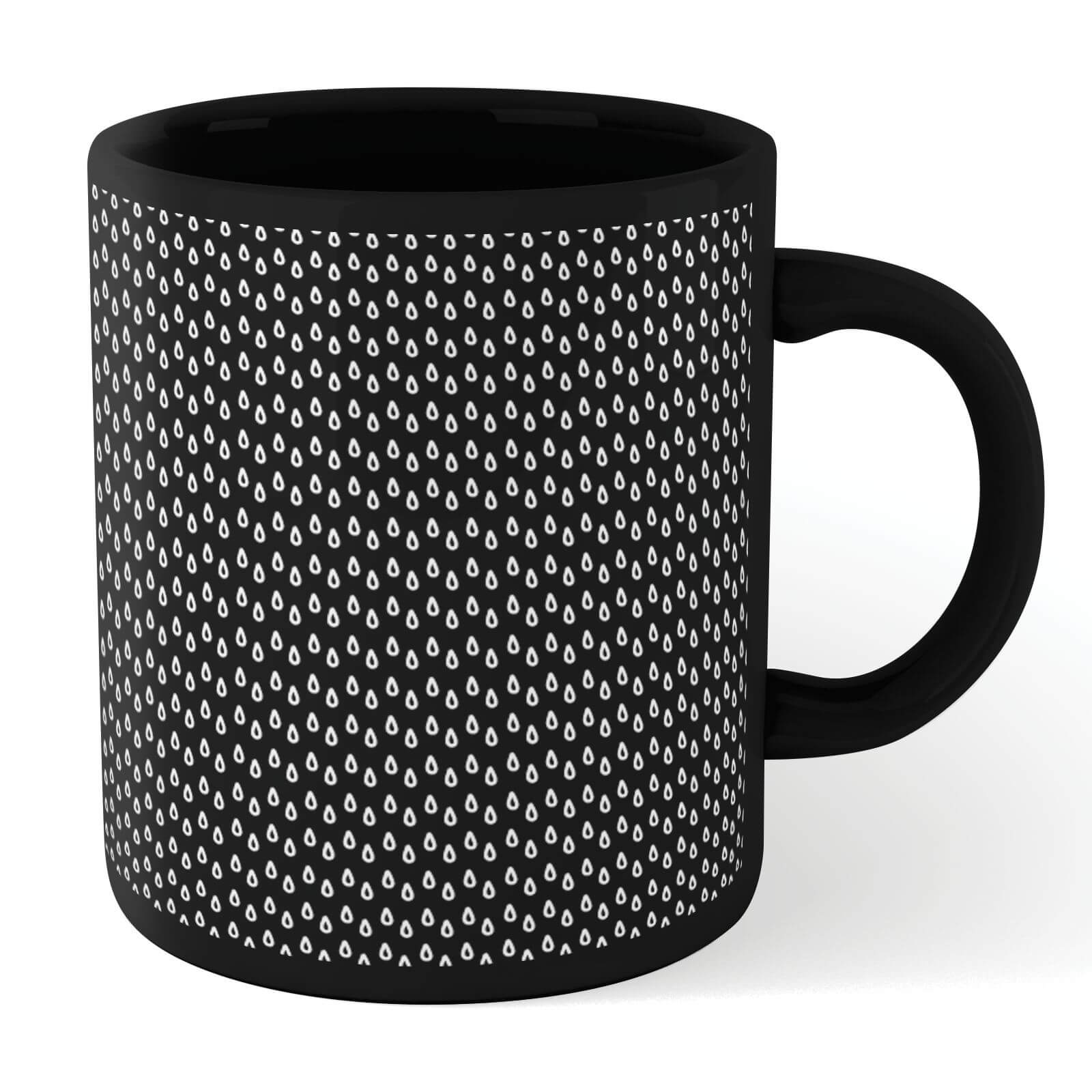 Raindrops Full Mug - Black