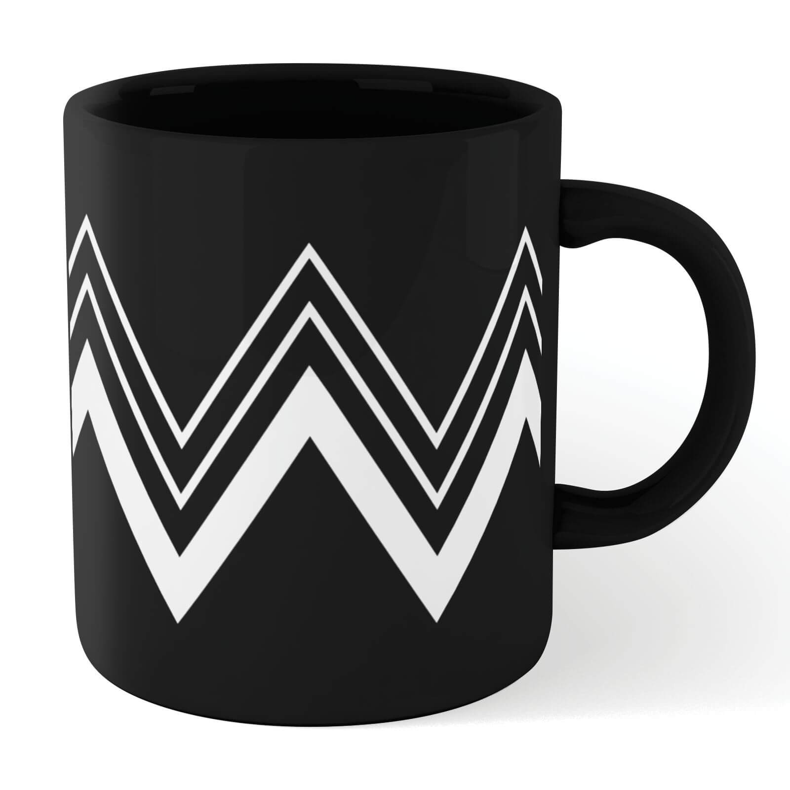 Triple Zig Zag Mug - Black
