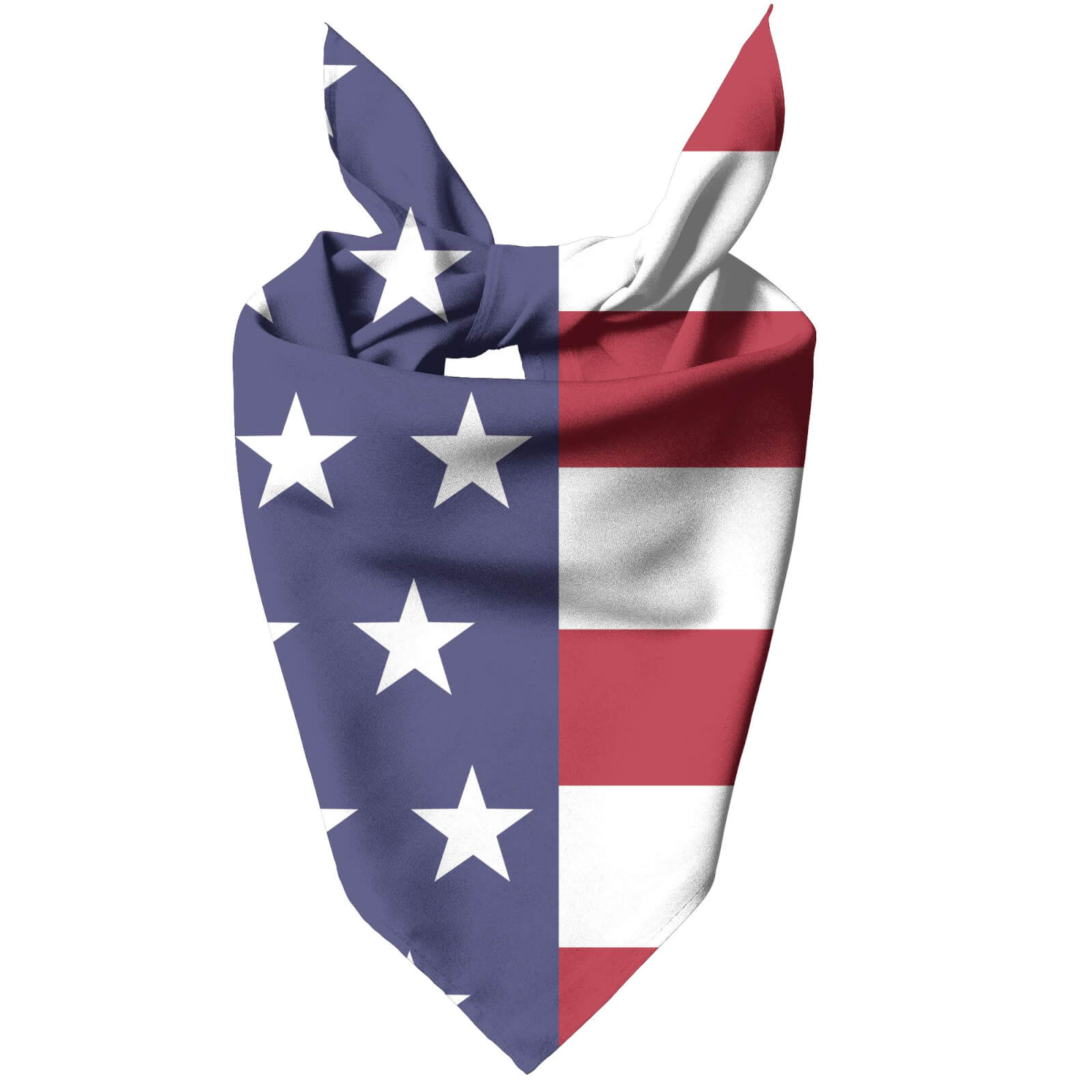 American Flag Pet Bandana - S