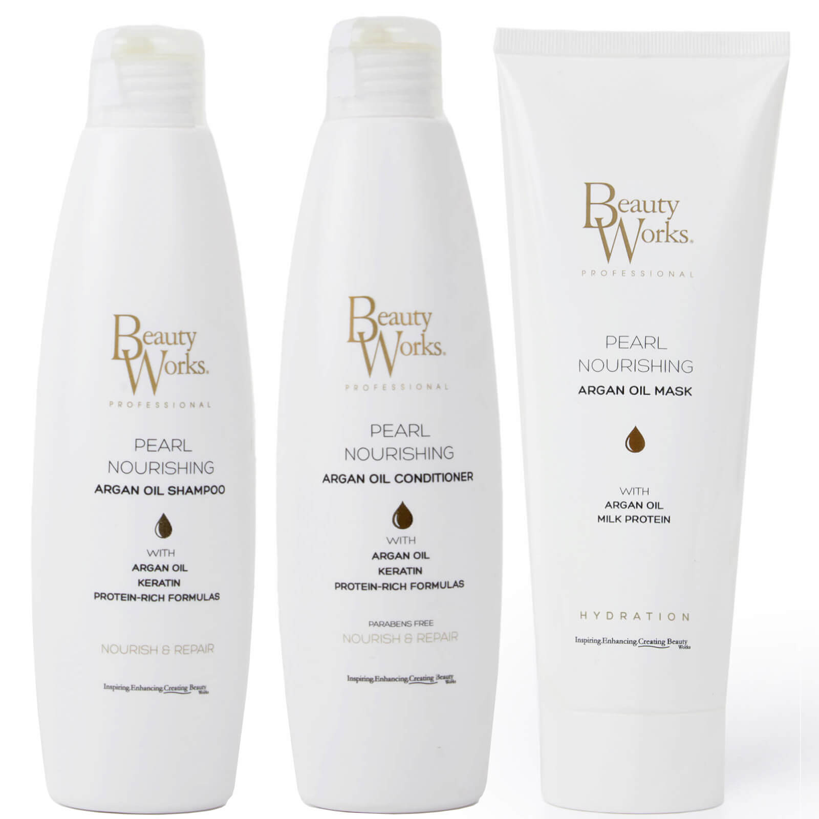 Image of Beauty Works Pearl Nourishing Smoothing Trio