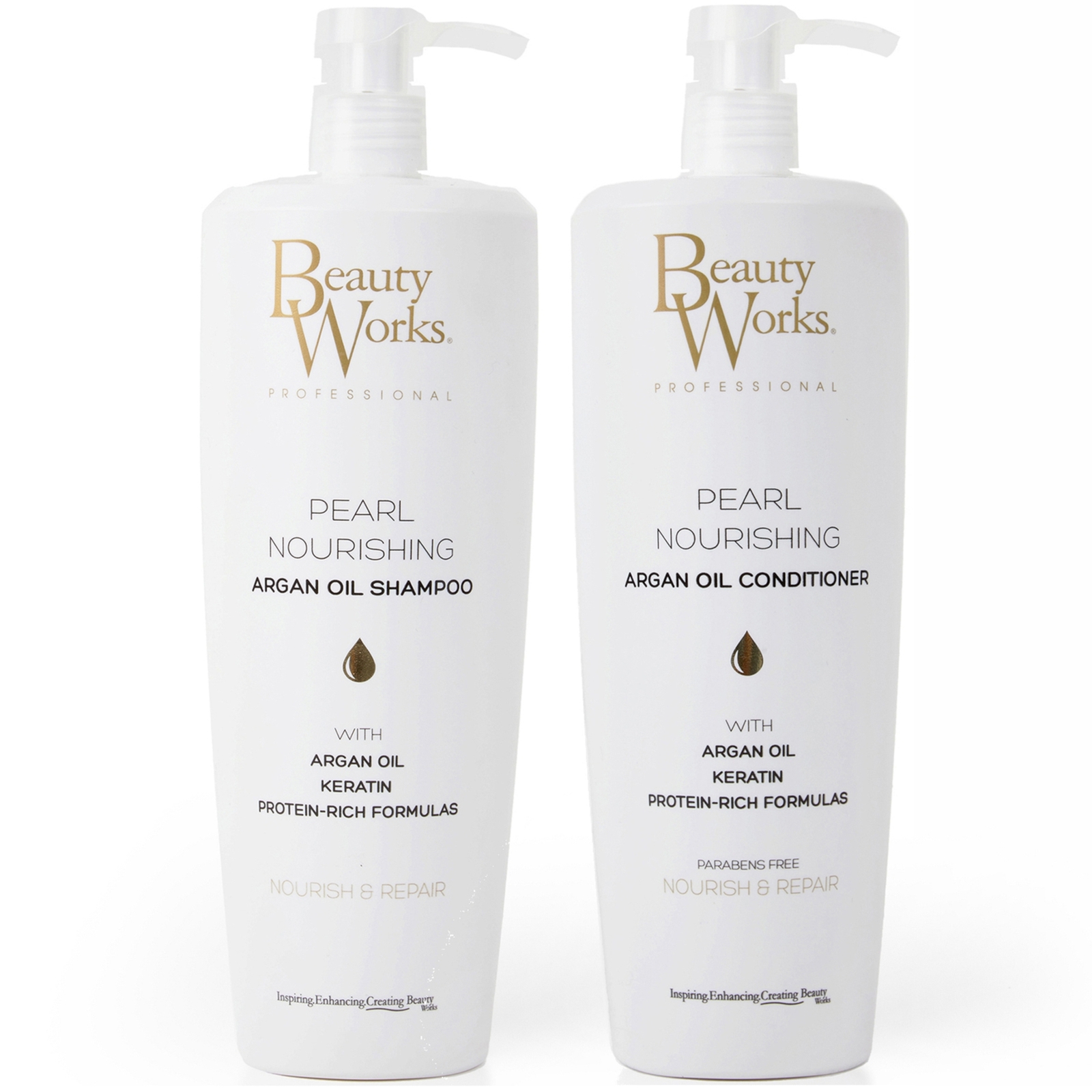 

Beauty Works Pearl Nourishing Shampoo and Conditioner Duo 1 Litre