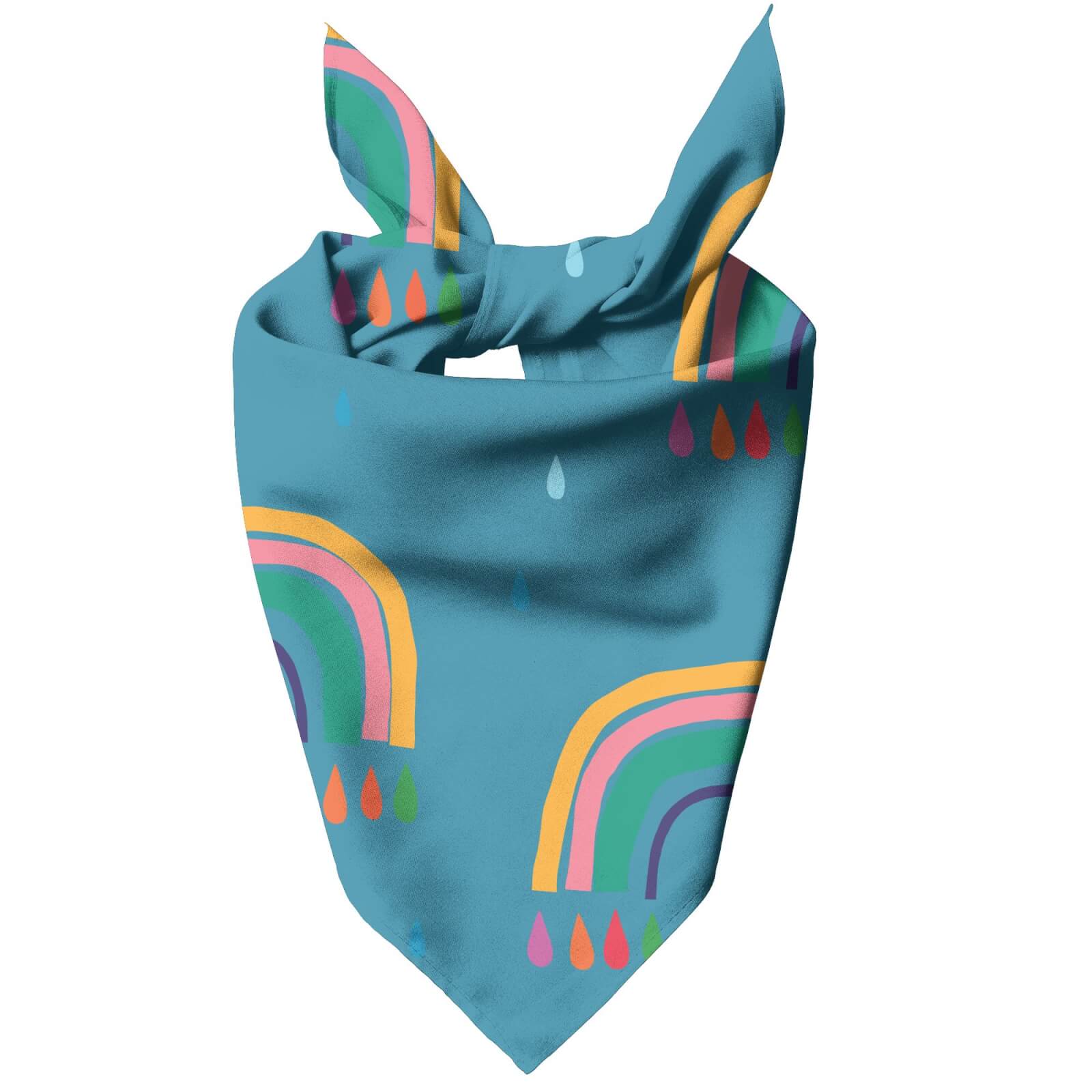 Rainbows & Rain Pet Bandana - Small