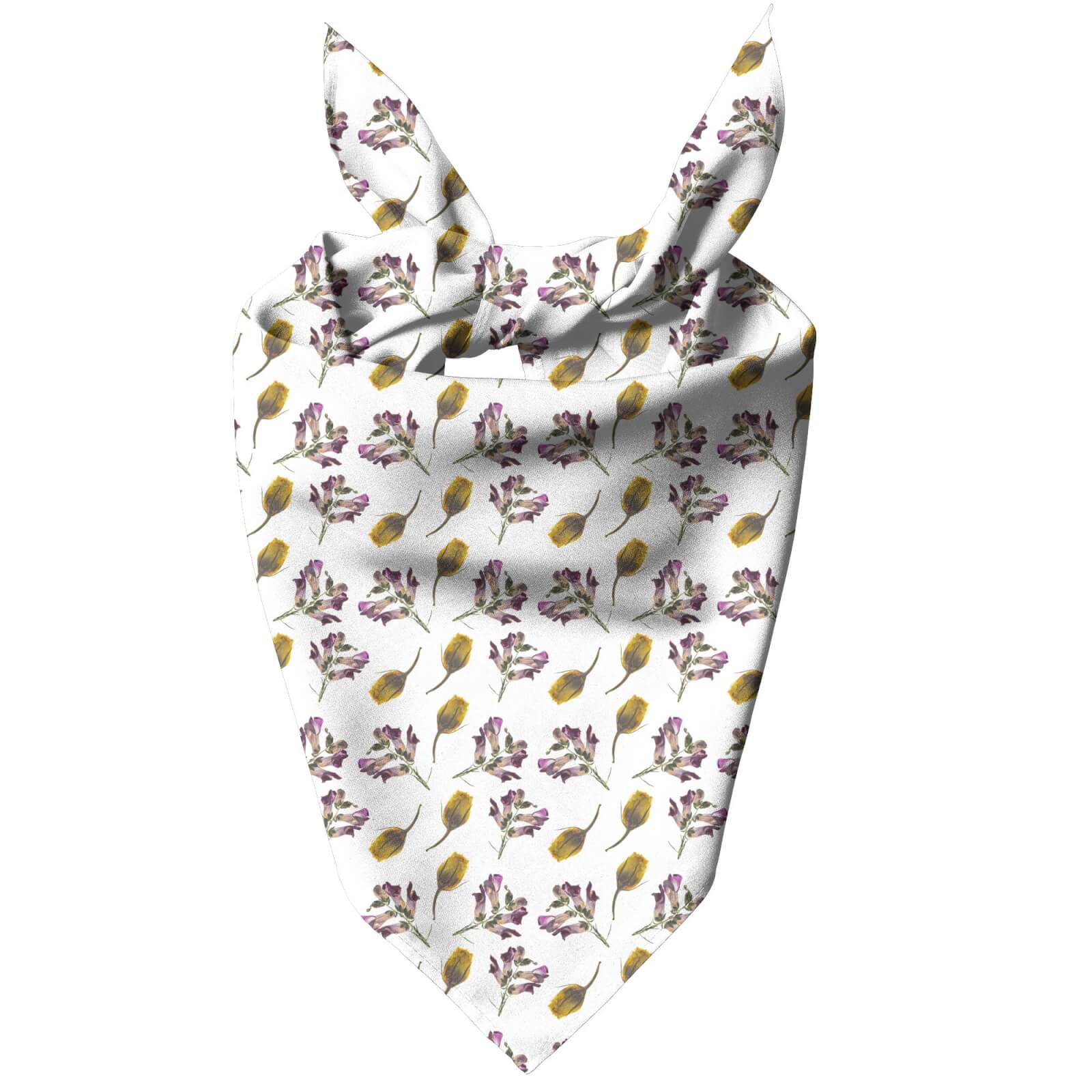 Pressed Flowers Pet Bandana - Large