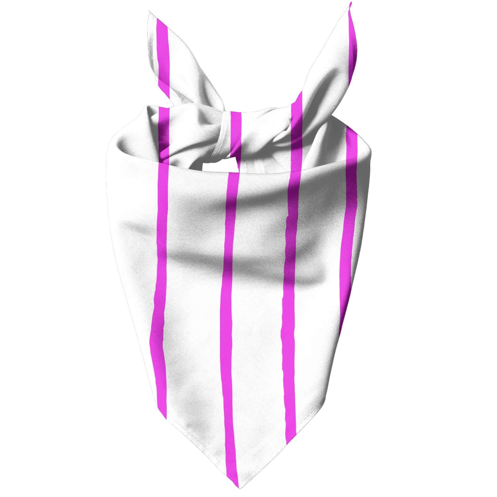 Pink Stripes Pet Bandana - Small