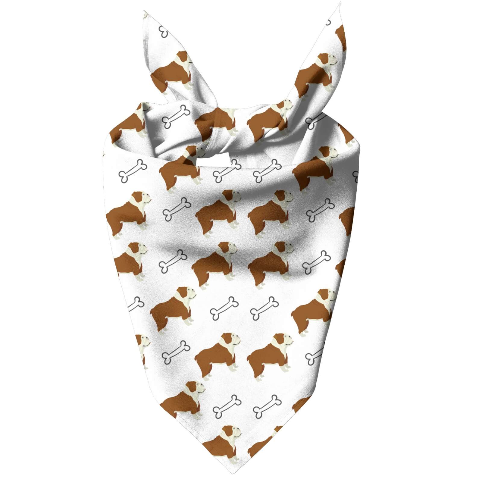 Bull Dog & Bones Pet Bandana - Medium
