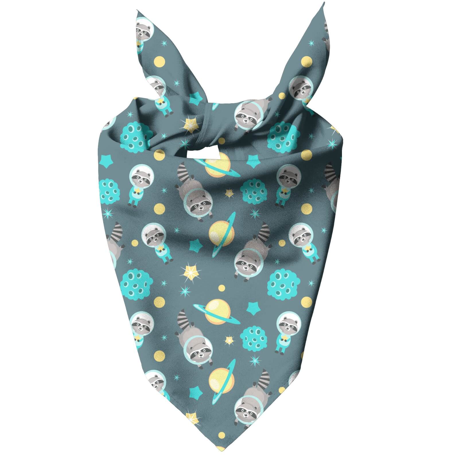 Raccoon In Space Pet Bandana - Small