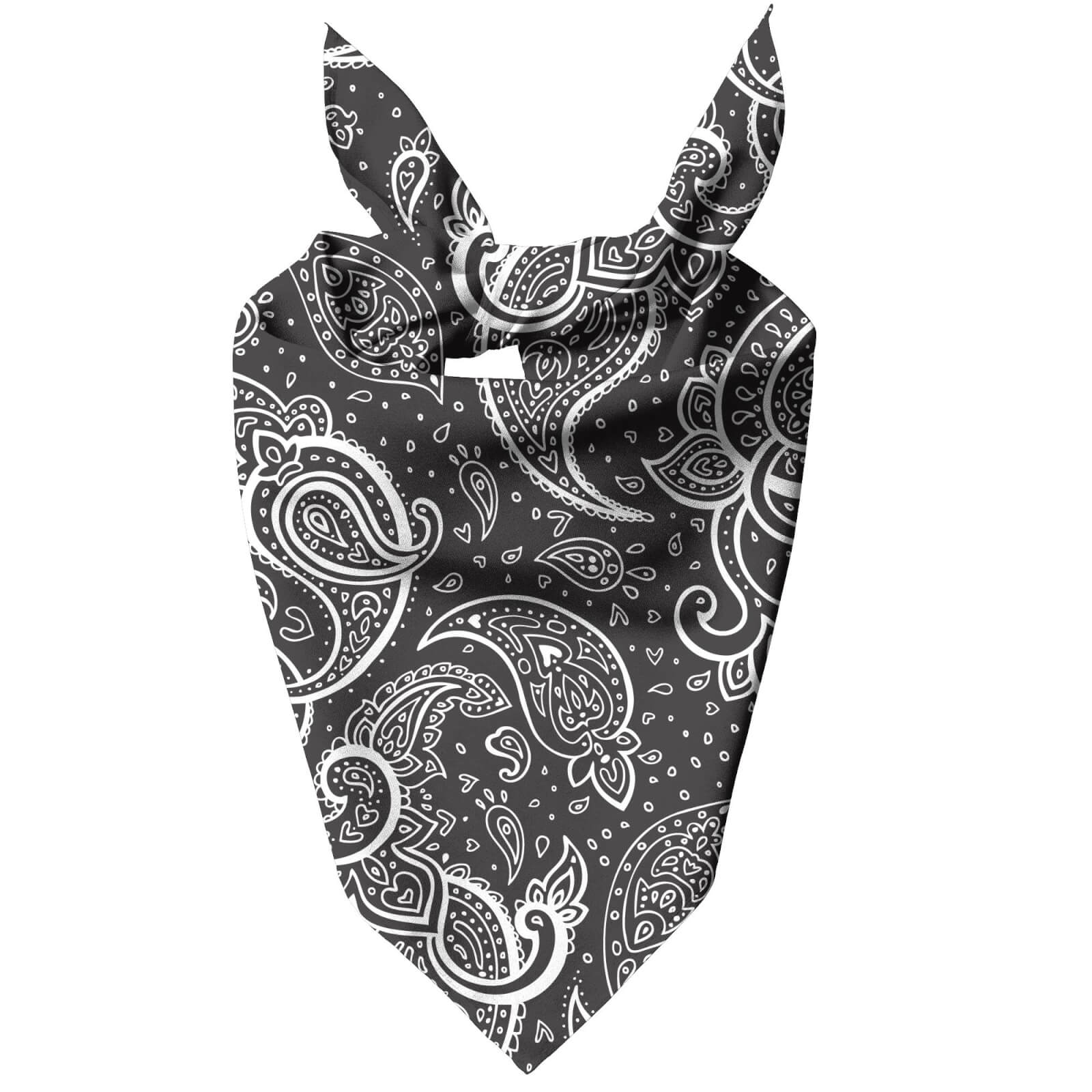 Inverted Paisley Pet Bandana - Medium