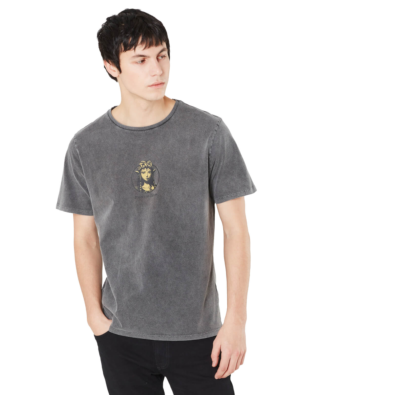 

T-shirt Noir Délavé Princess Unisexe - The Legend of Zelda - S