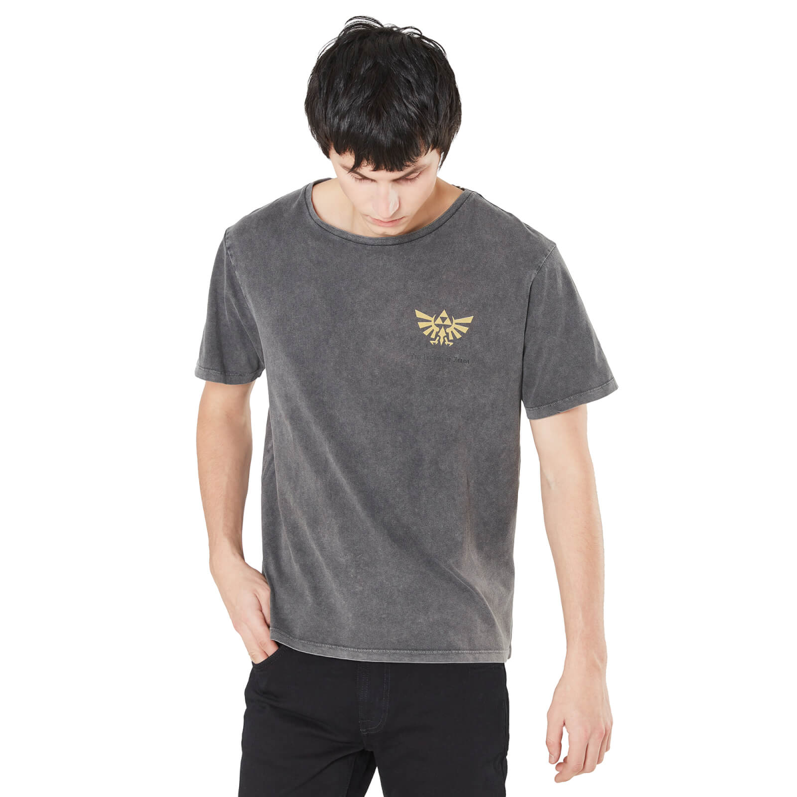 

T-Shirt Noir Délavé Link Unisexe The Legend of Zelda - XL