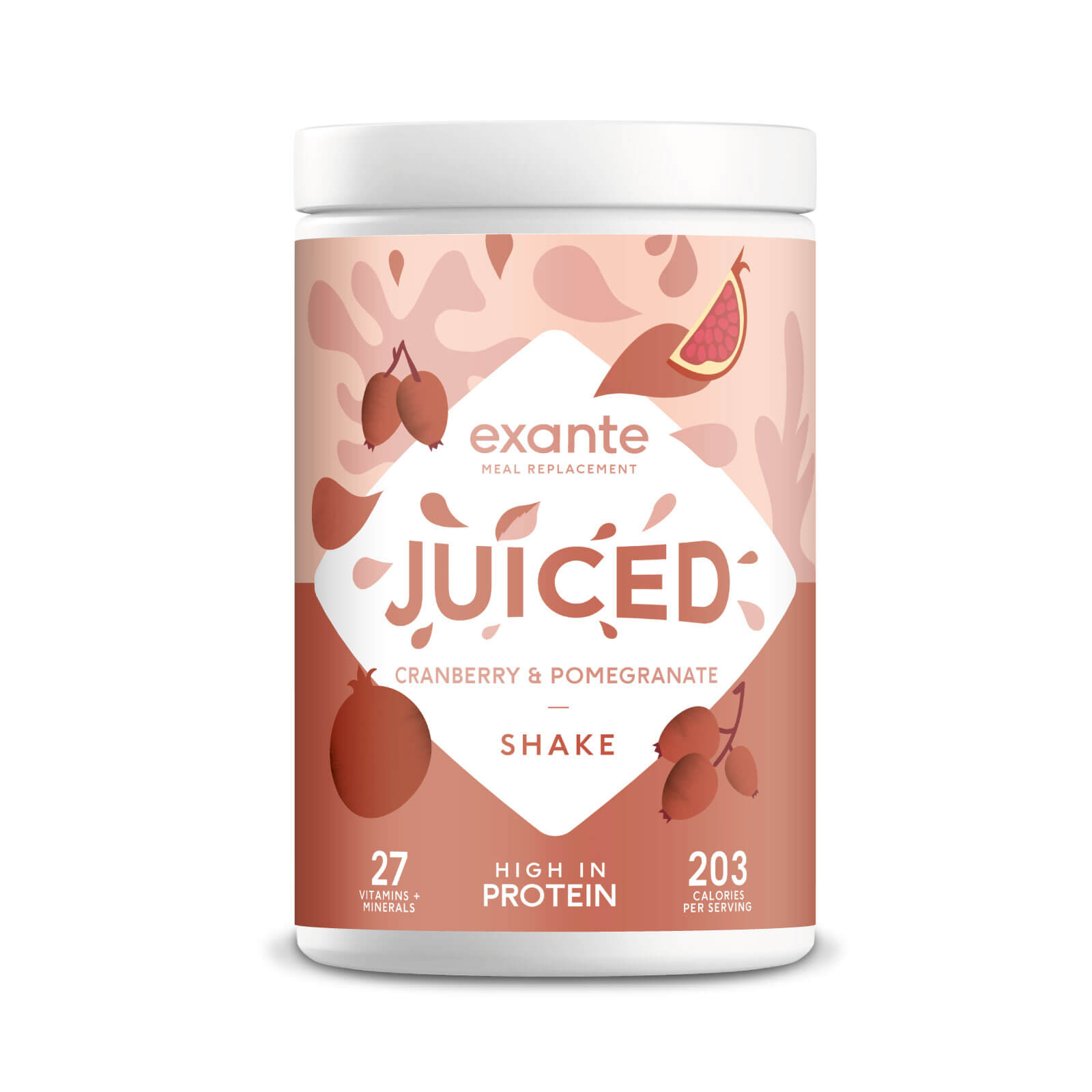 JUICED Meal Replacement Shake (10 Servings) - 10servings - Cranberry Pomegranate