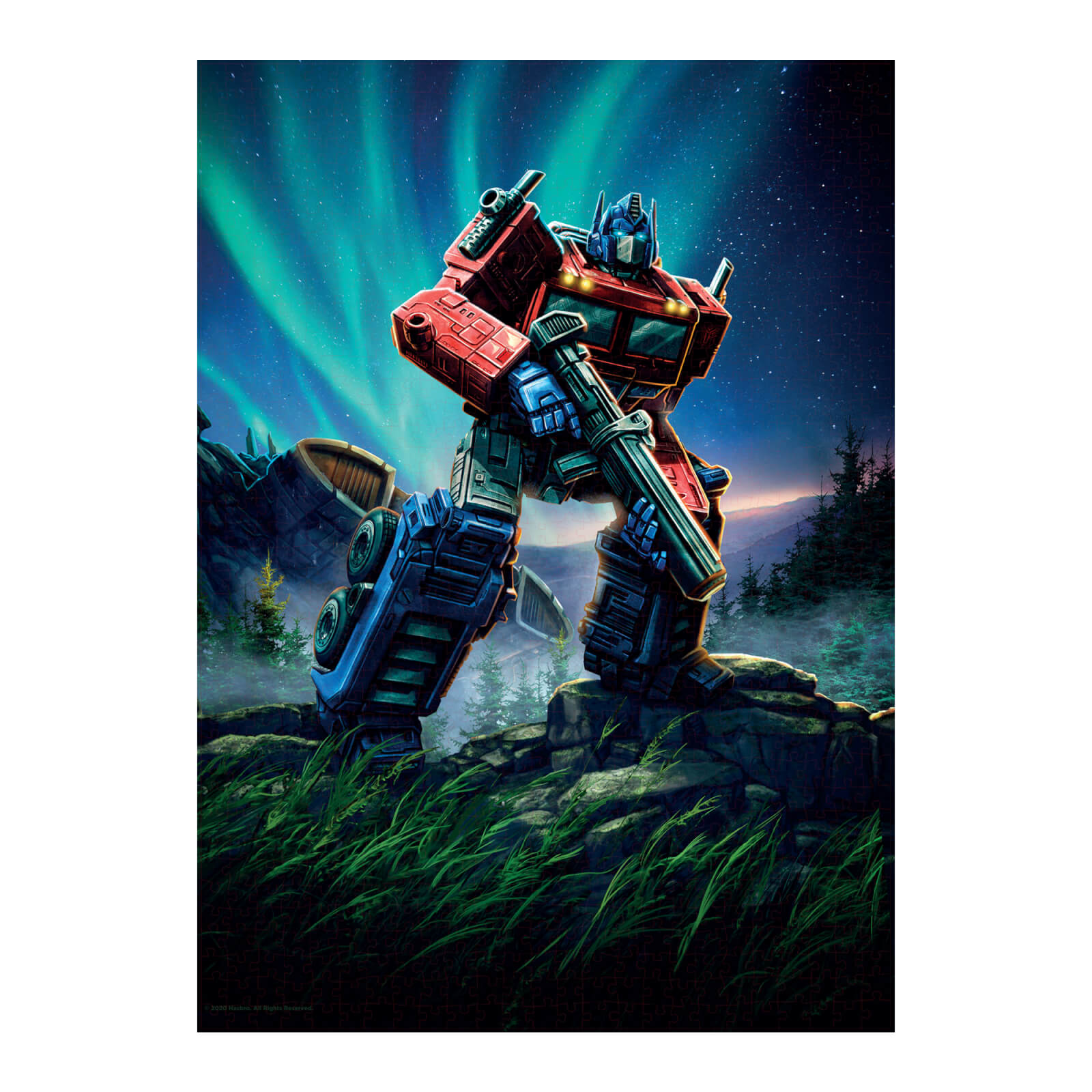 Dust! Transformers Optimus Prime 1000pc Puzzle - Zavvi Exclusive