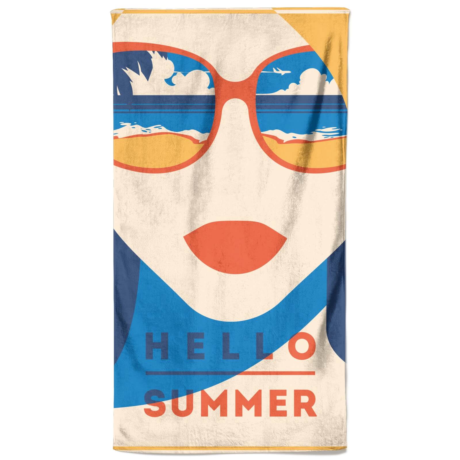Hello Summer Shade Beach Towel
