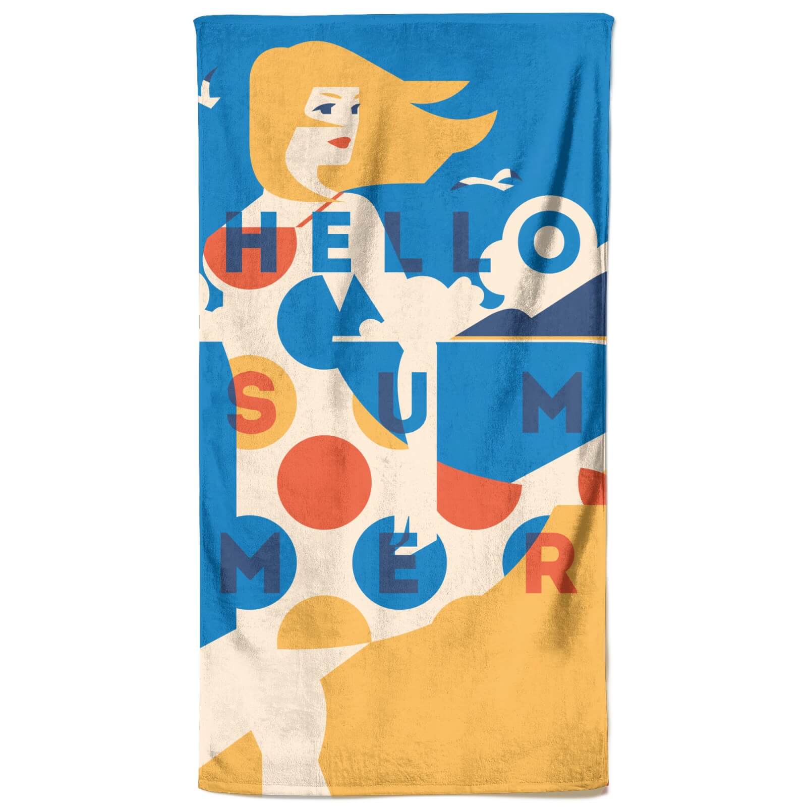 Summer Breeze Beach Towel