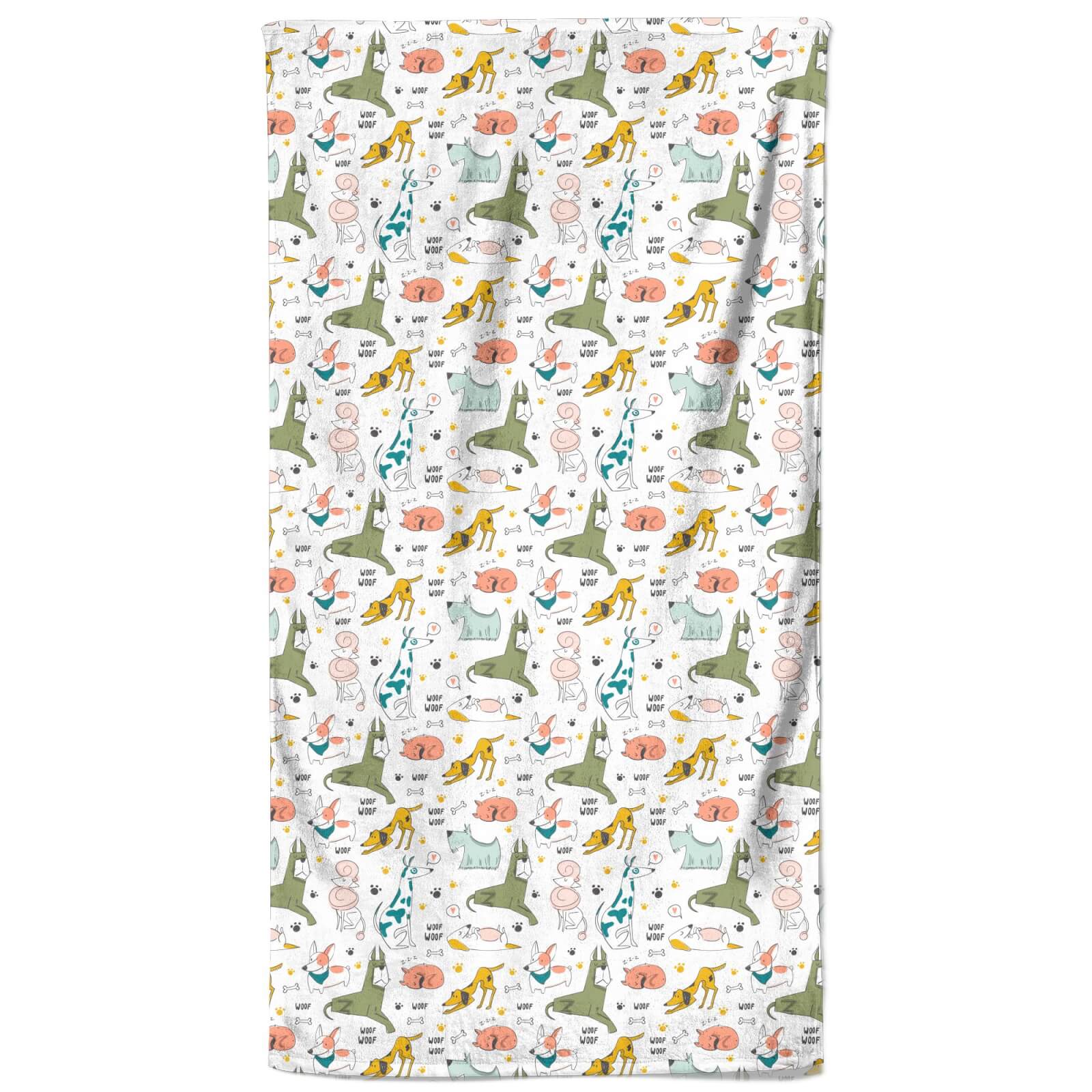 Dogs Beach Towel