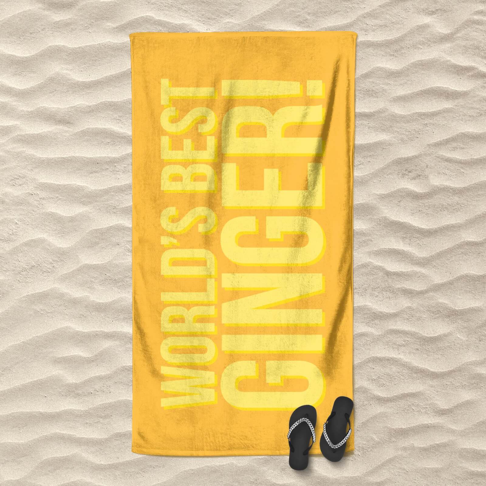 World's Best Ginger Beach Towel