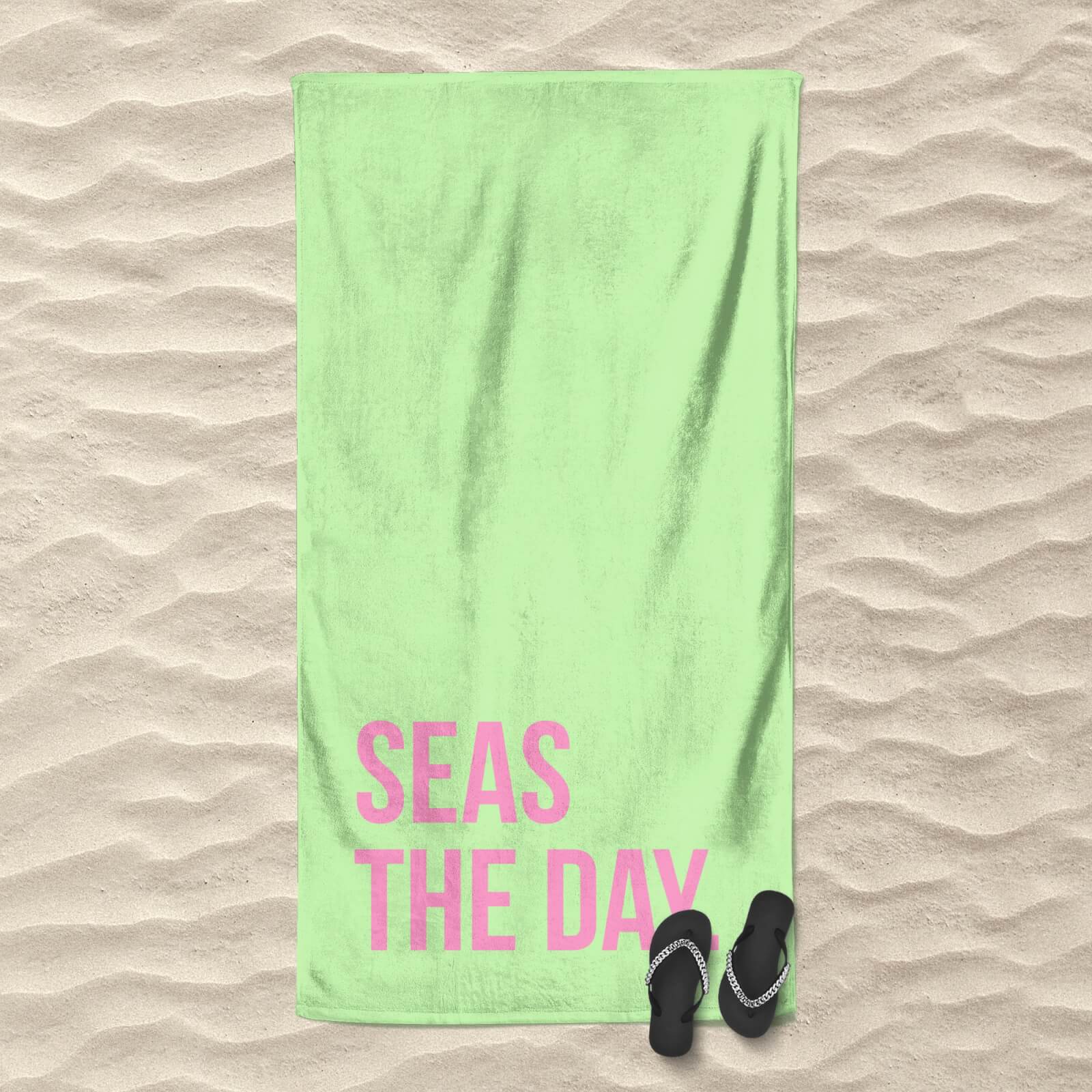 Seas The Day Beach Towel