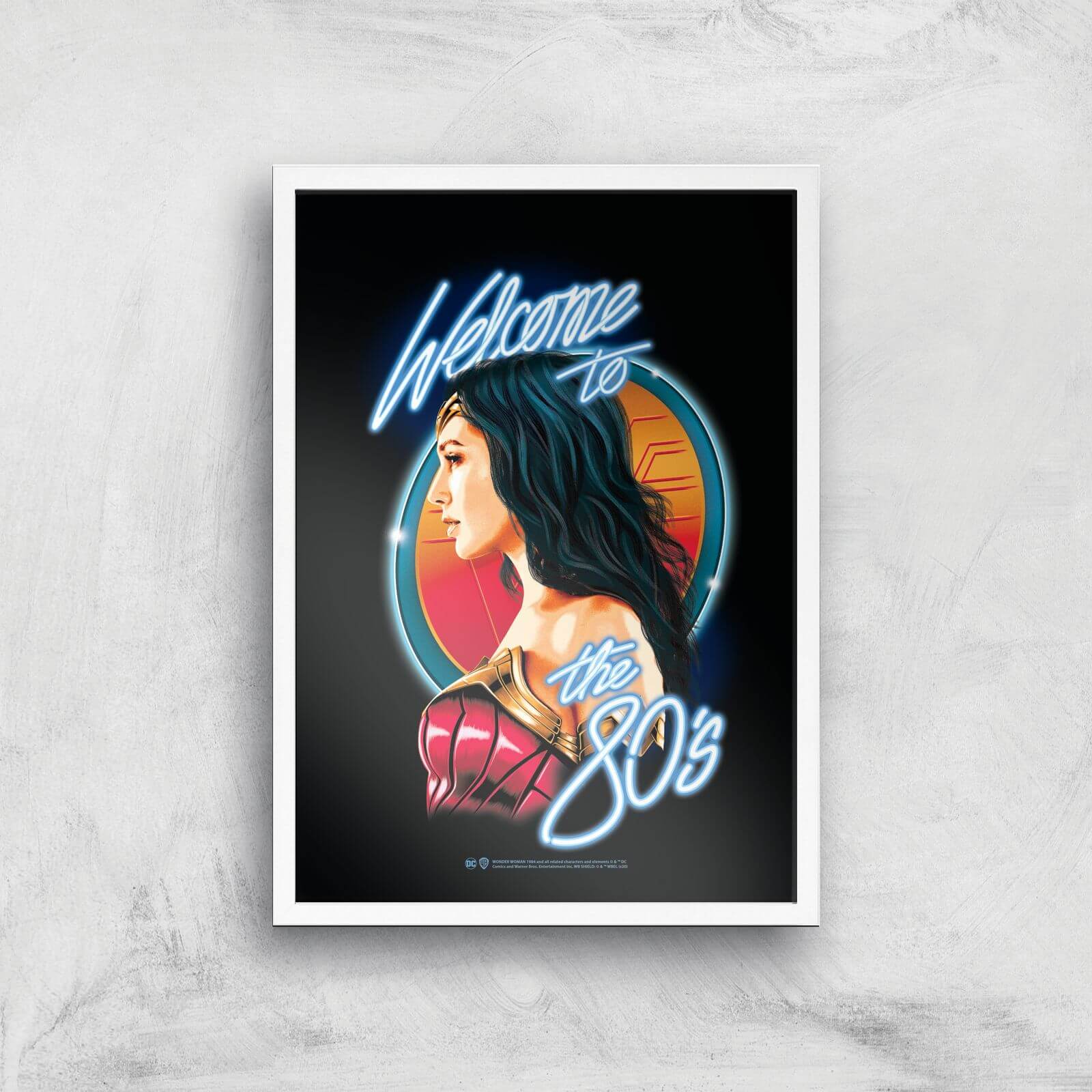 

Poster Artistico Wonder Woman Retro - A3 - White Frame