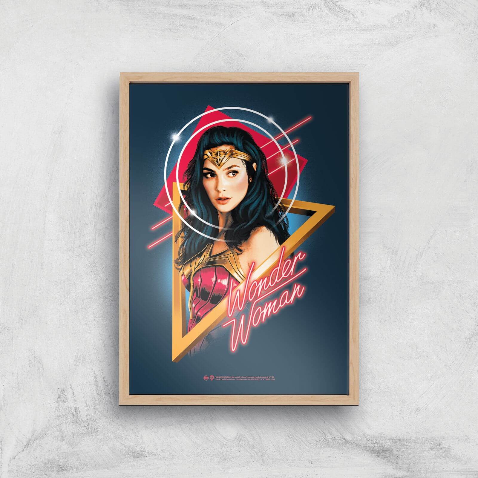 

Poster Artistico Wonder Woman Welcome To The 80s - A2 - Wooden Frame