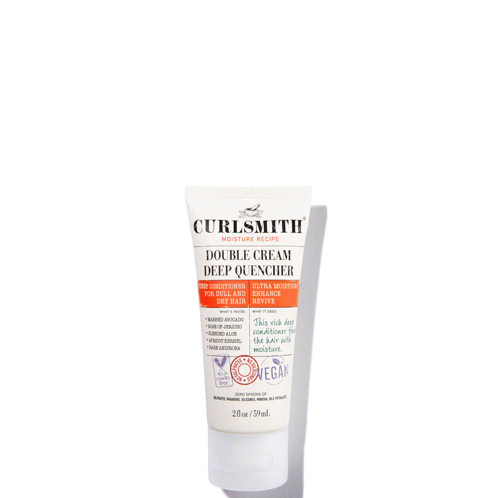 Image of Curlsmith Double Cream Deep Quencher Travel Size 59ml