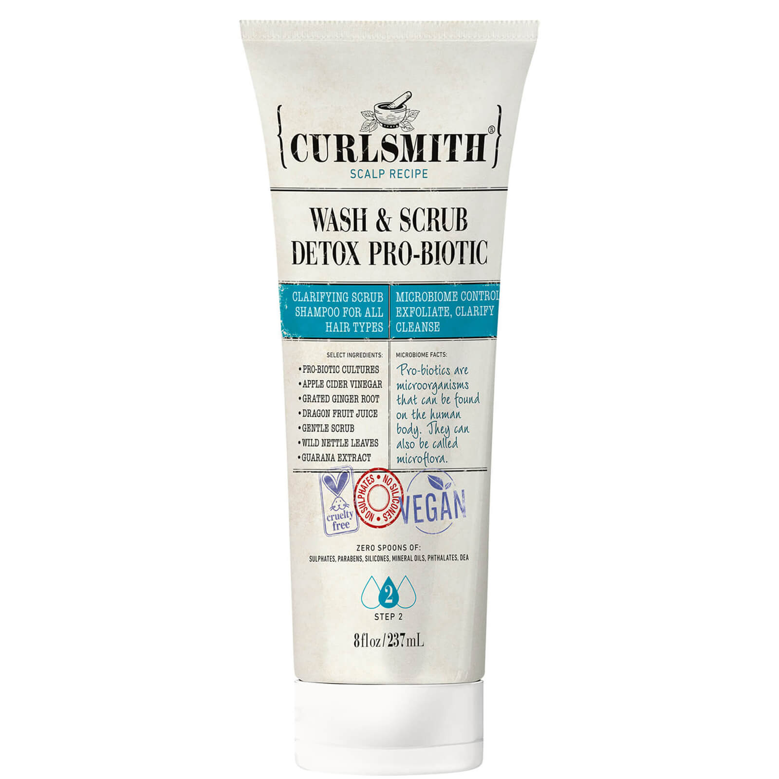 Curlsmith Wash & Scrub Detox Pro-Biotic 237