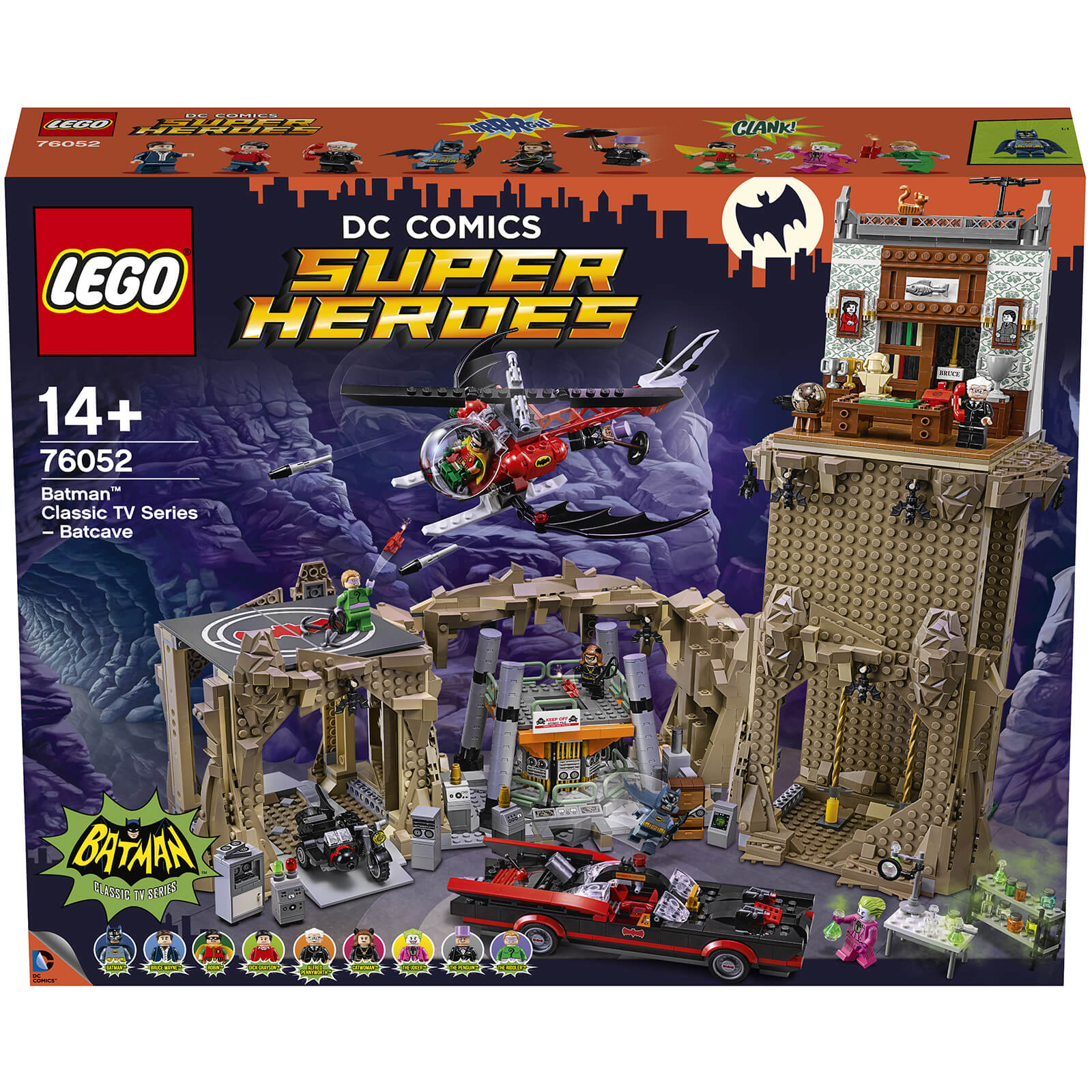 LEGO Super Heroes: Batman Classic TV Series  Batcave Building Set (76052)