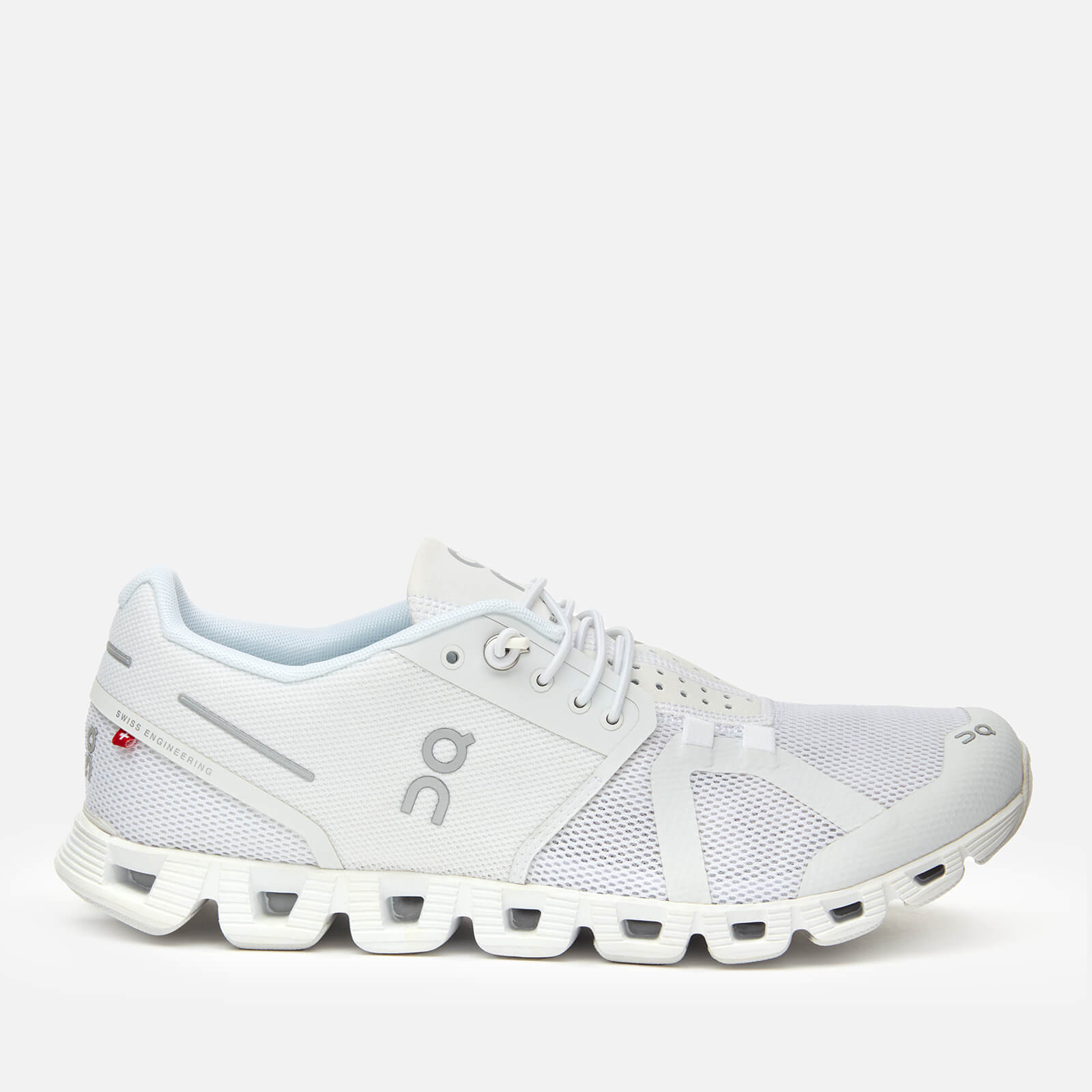 ON Women's Cloud Running Trainers - All White - UK 3