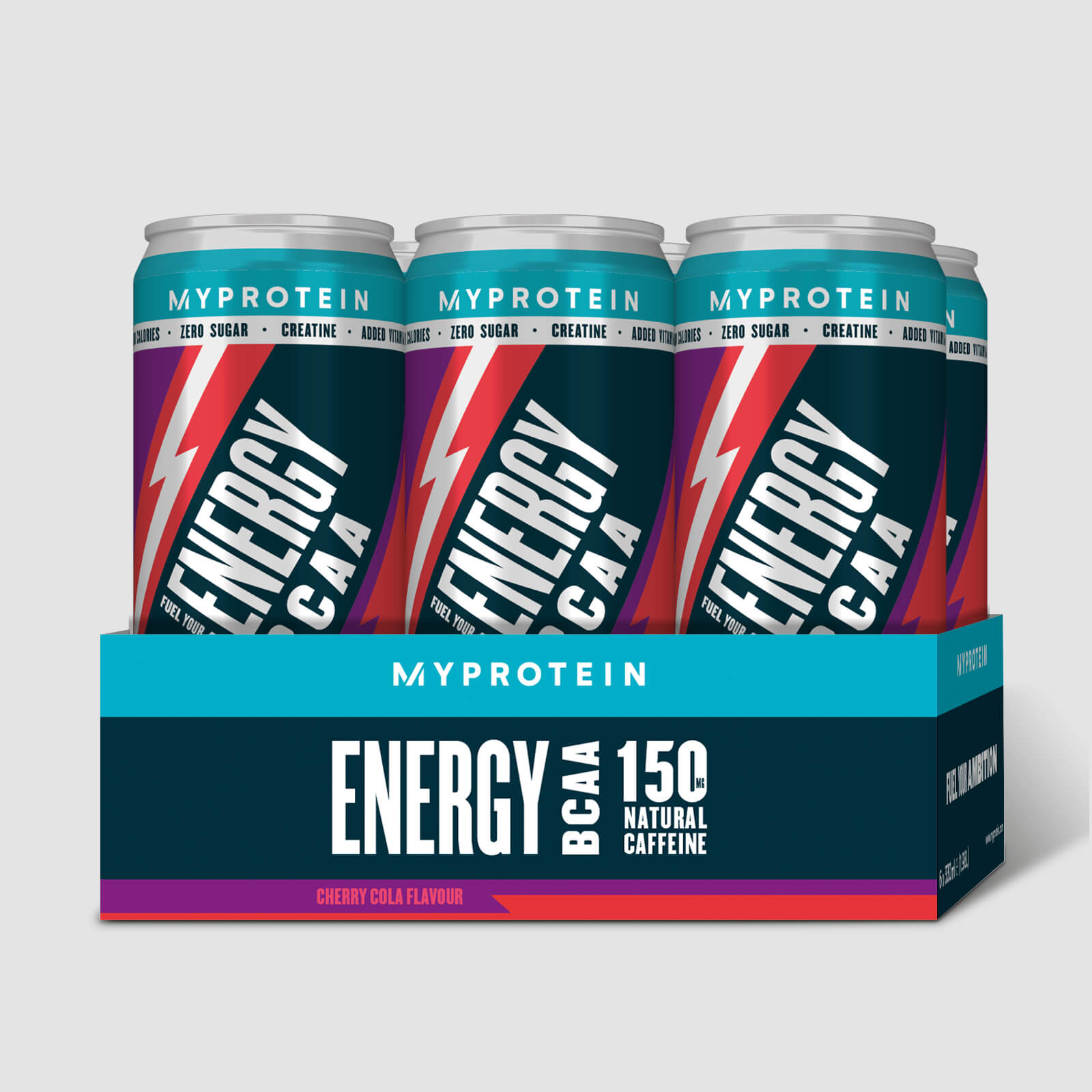 Image of Bevanda energetica BCAA - 6 x 330ml - Cherry Cola