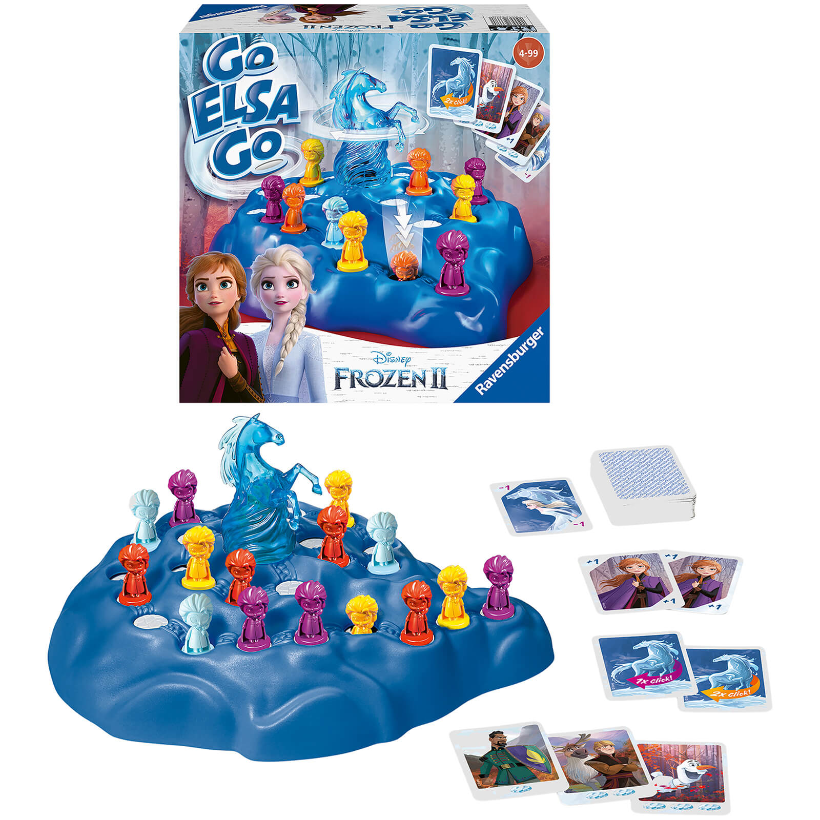 Ravensburger unisex Ravensburger Frozen 2 Go Elsa Go Game