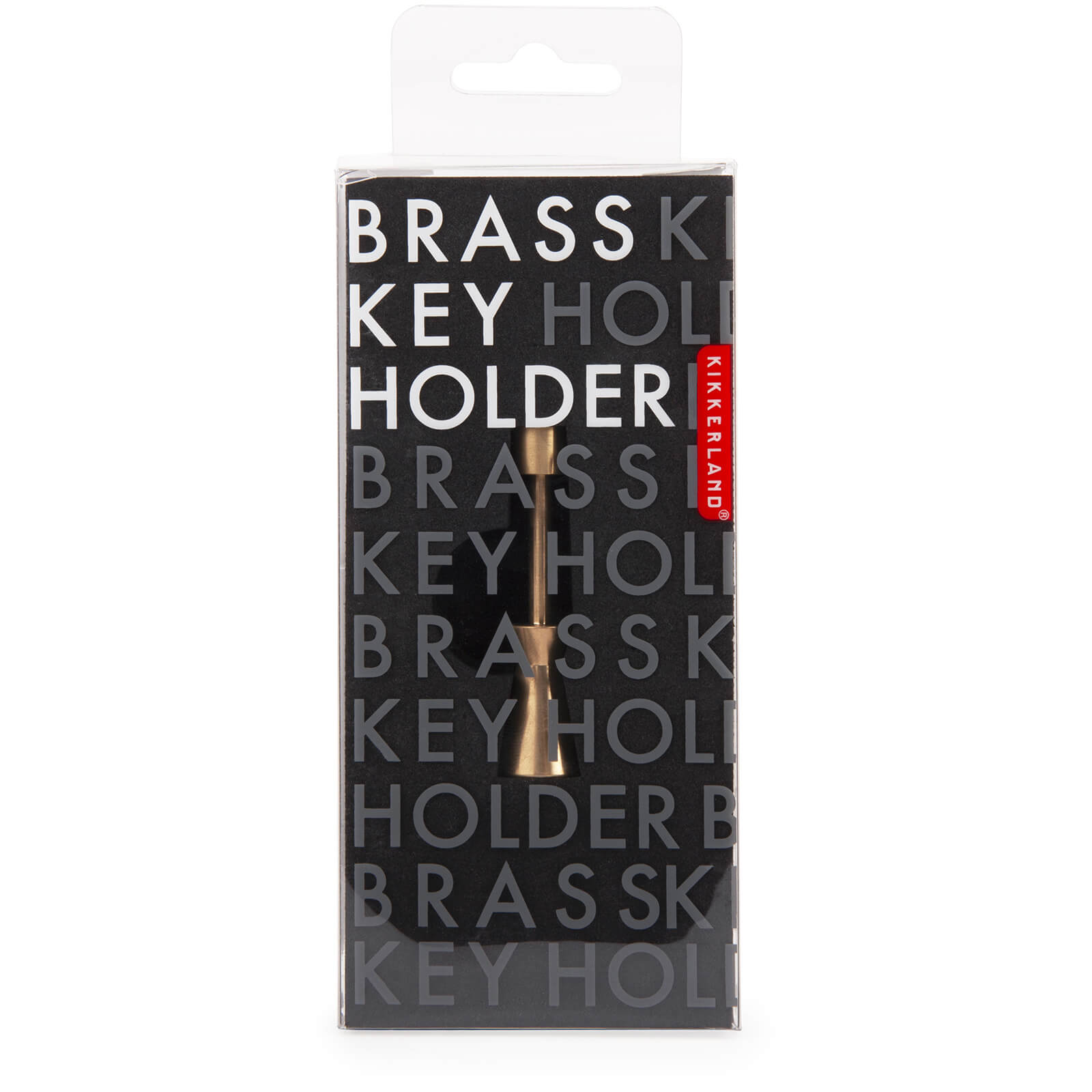 Kikkerland Long Cone Brass Key Holder