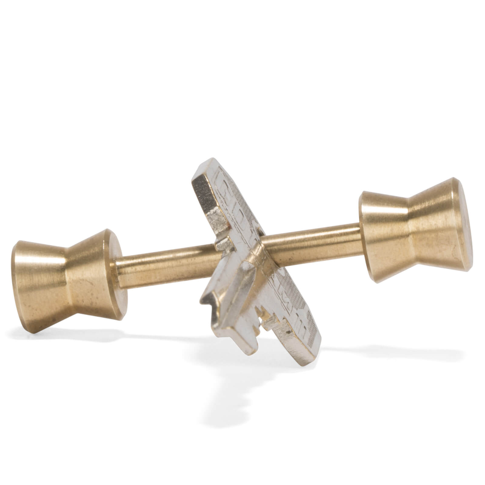 Kikkerland Short Cone Brass Key Holder