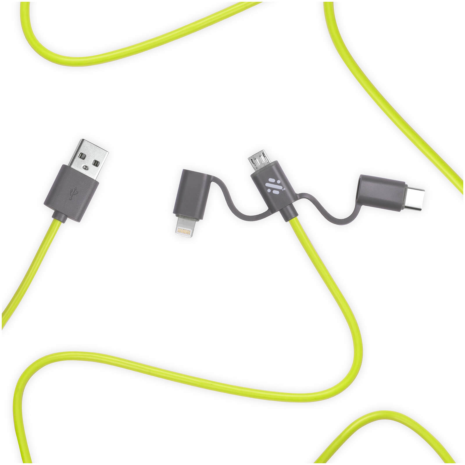 Thumbs Up! Link 3-in-1 Cable 1m - Green