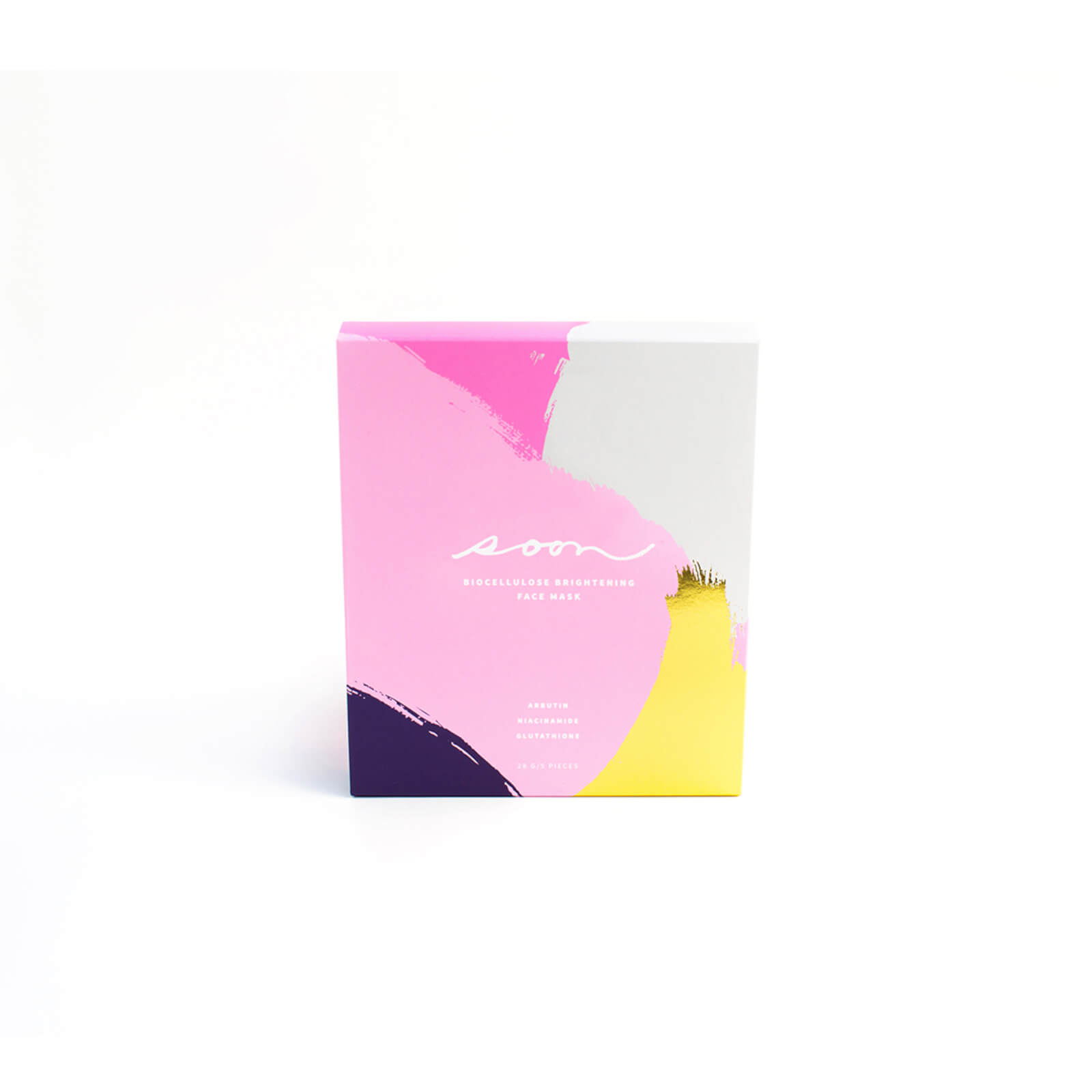 Soon Skincare Biocellulose Brightening Face Mask, Box of 5