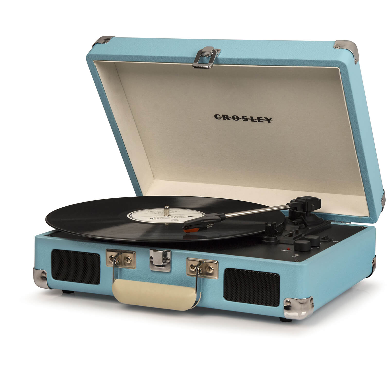 Cruiser Deluxe Portable Turntable (Turquoise)