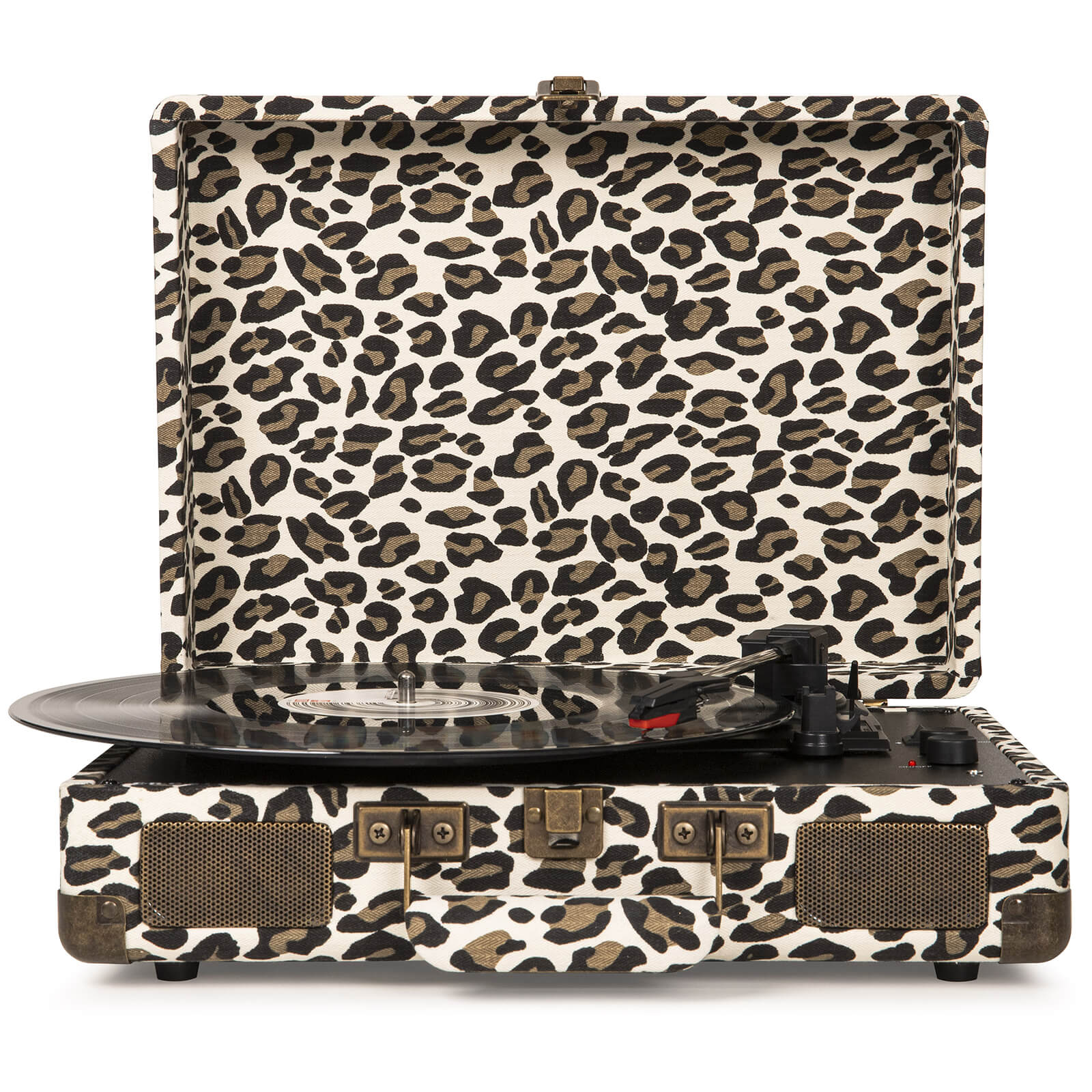 Cruiser Deluxe Portable Turntable (Leopard)