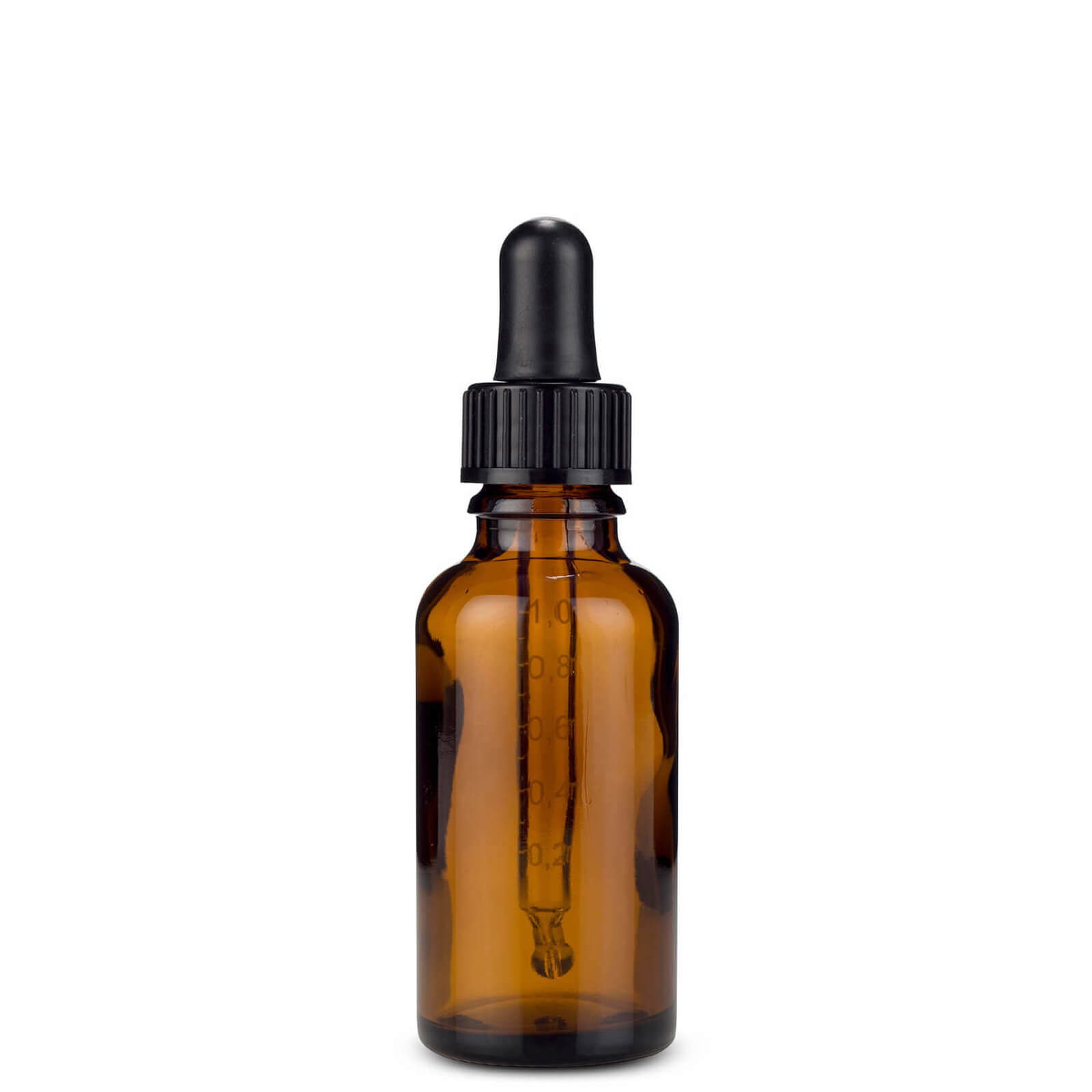 Amber Glass Bottle 30ml (Includes Dropper)