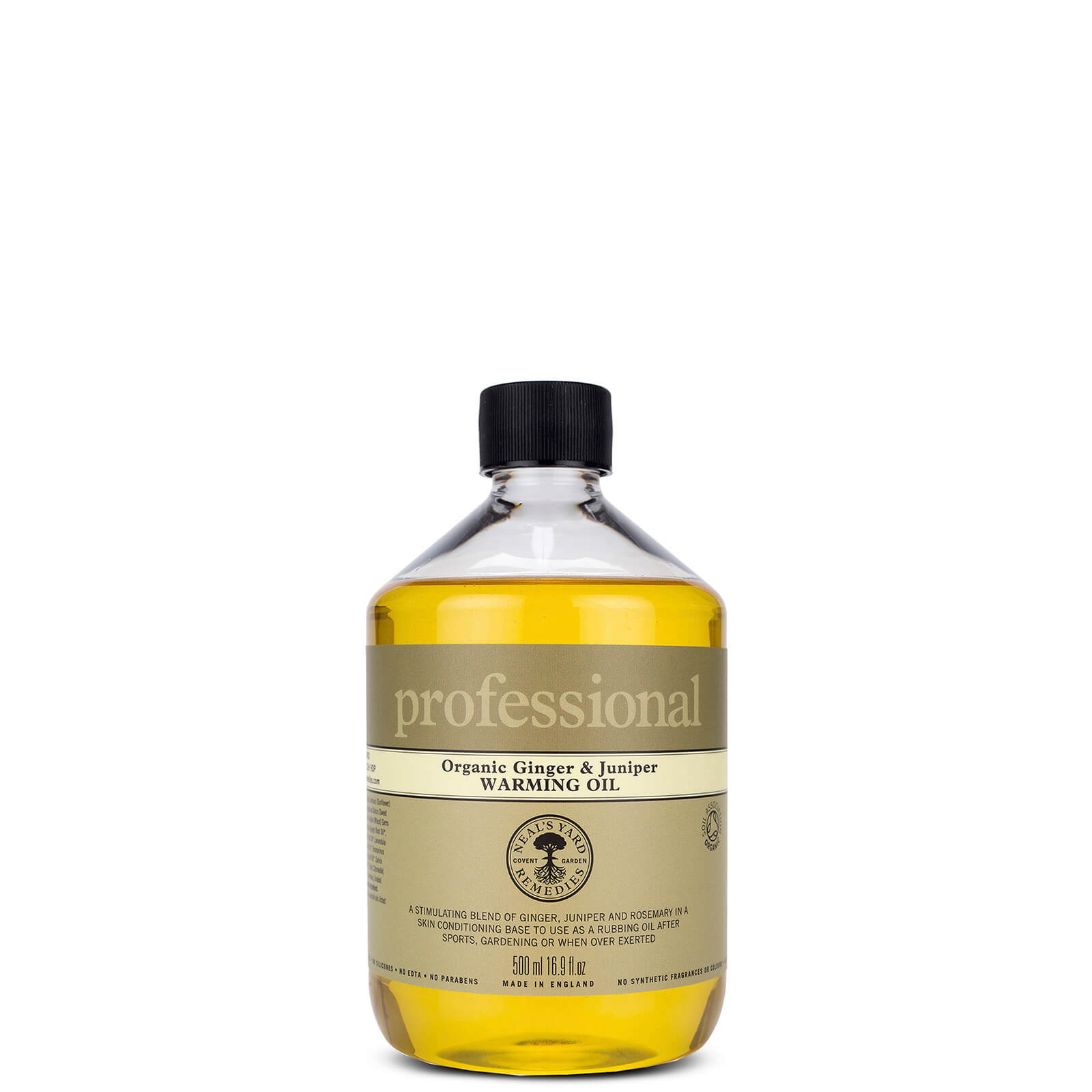 Professional Range Ginger and Juniper Warming Oil 500ml