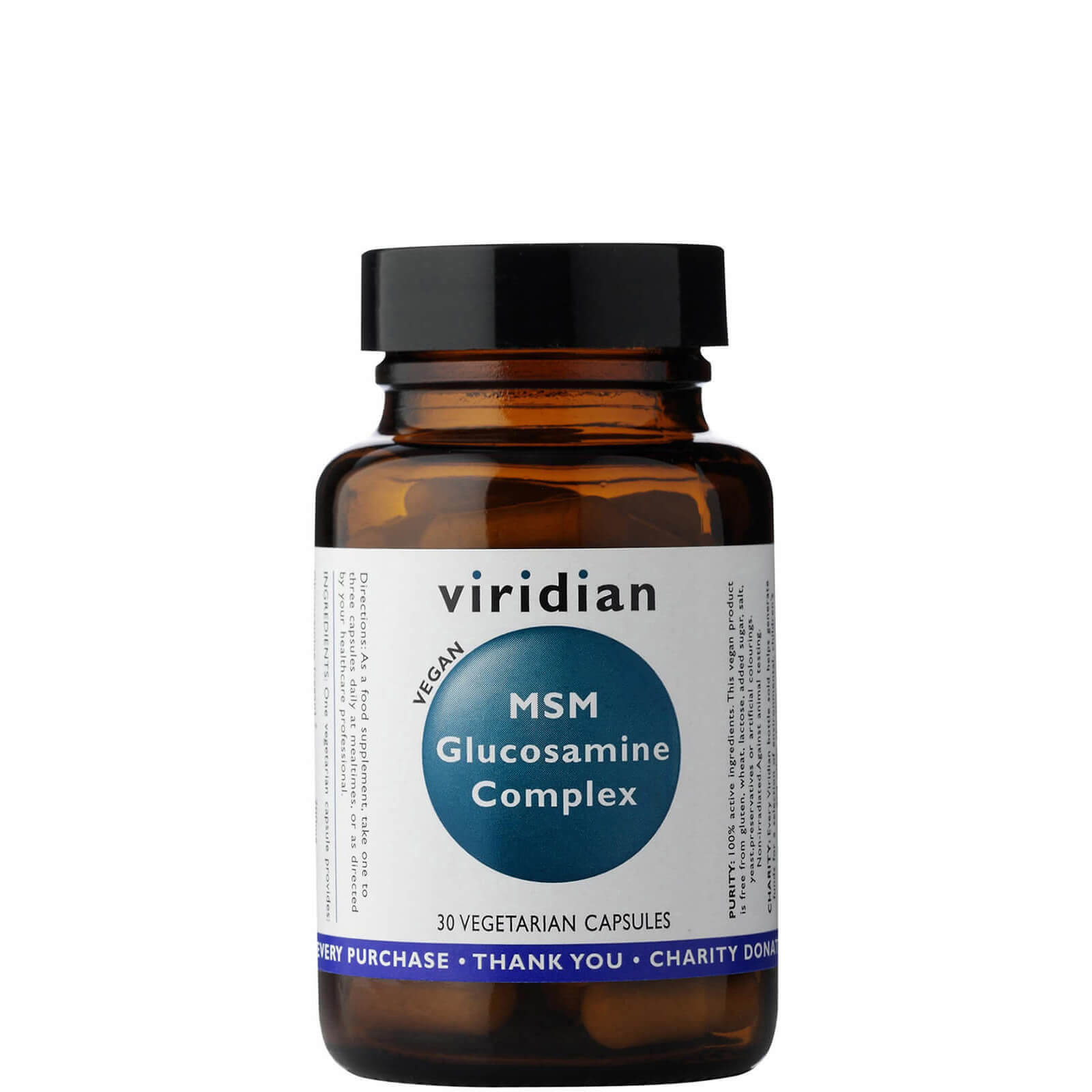 Glucosamine with MSM Veg Caps - 30 Capsules
