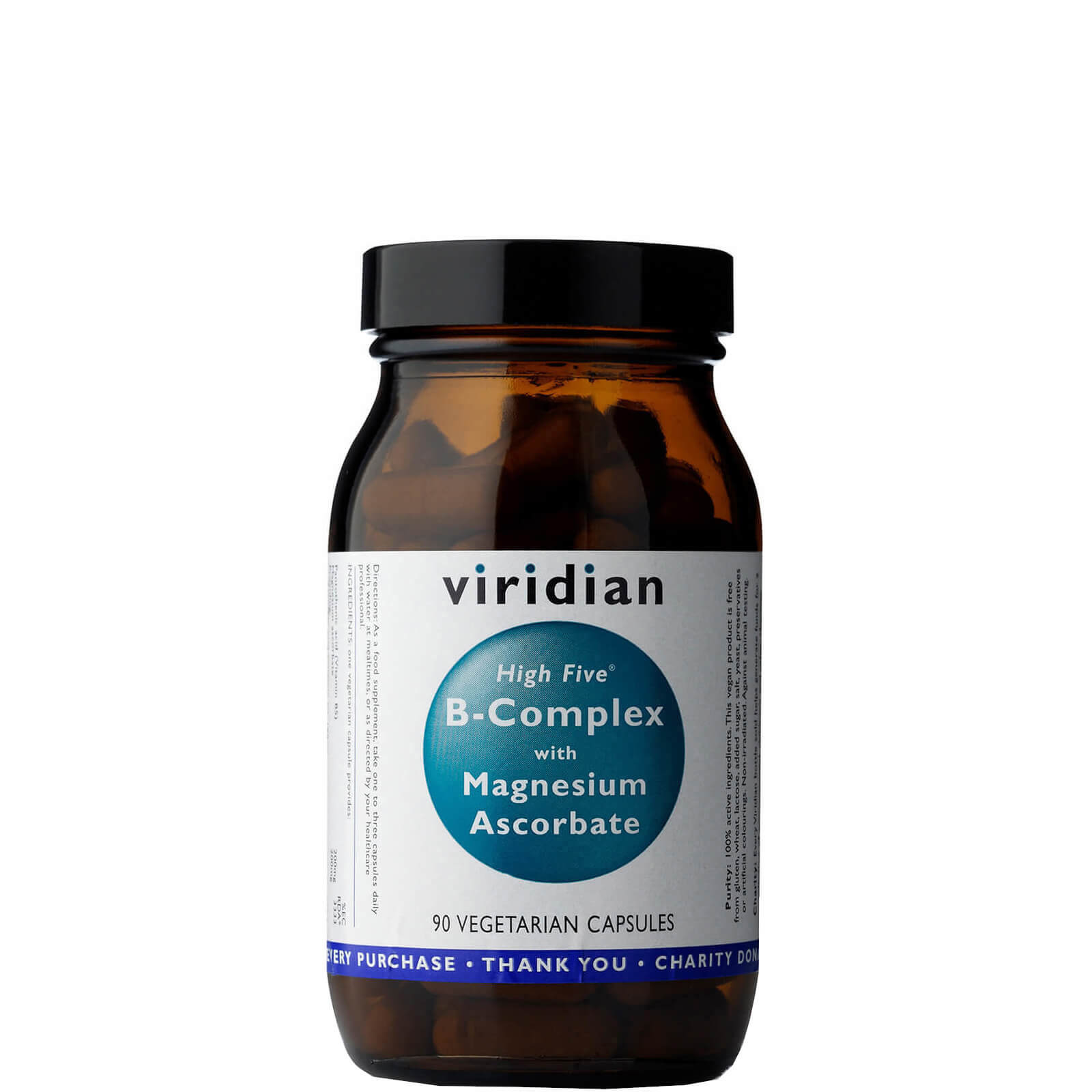 High Five B-Complex Mag Ascorbate Veg Caps - 90 Capsules