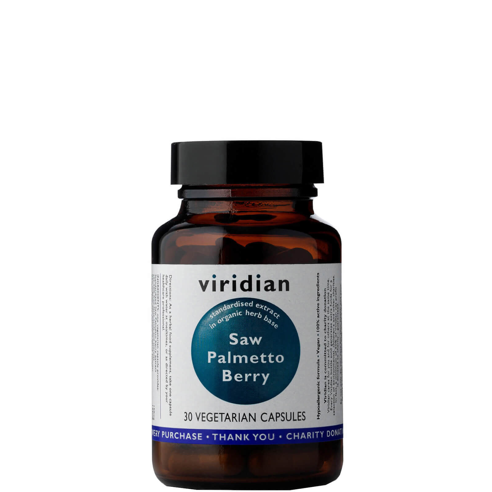 Saw Palmetto Berry Extract Veg Caps - 30 Capsules