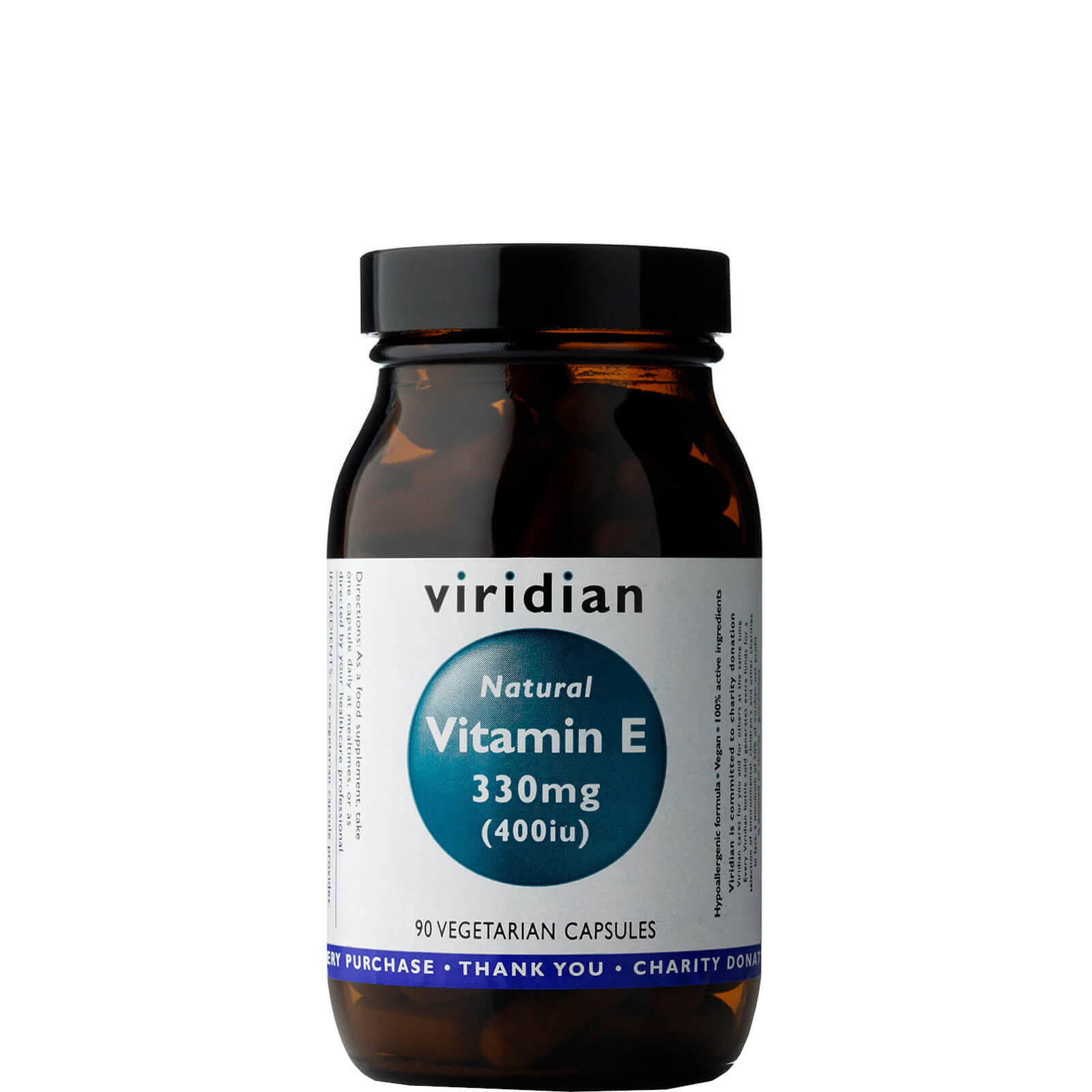 Natural Vitamin E - 90 Capsules
