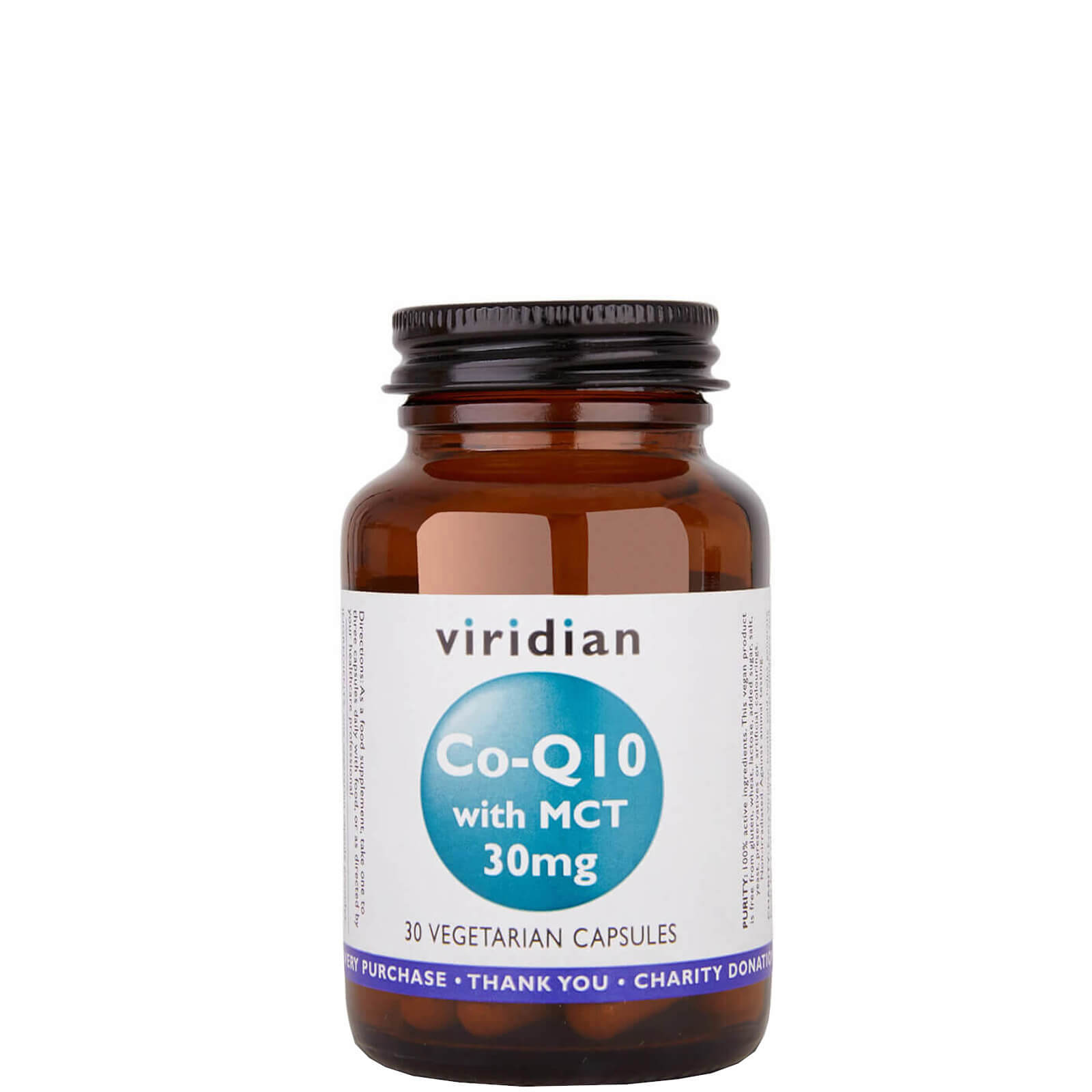 Co-Enzyme Q10 30mg with MCT Veg Caps - 30 Capsules