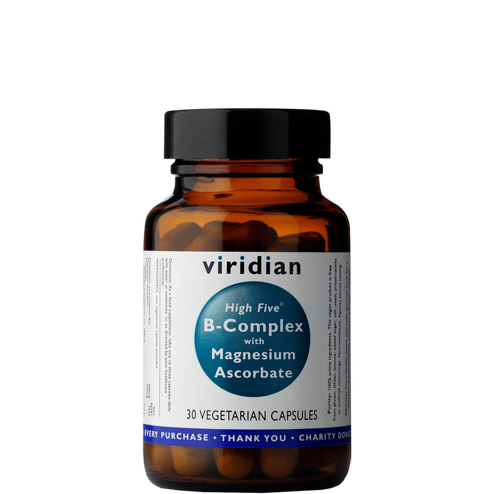 High Five B-Complex Mag Ascorbate Veg Caps - 30 Capsules