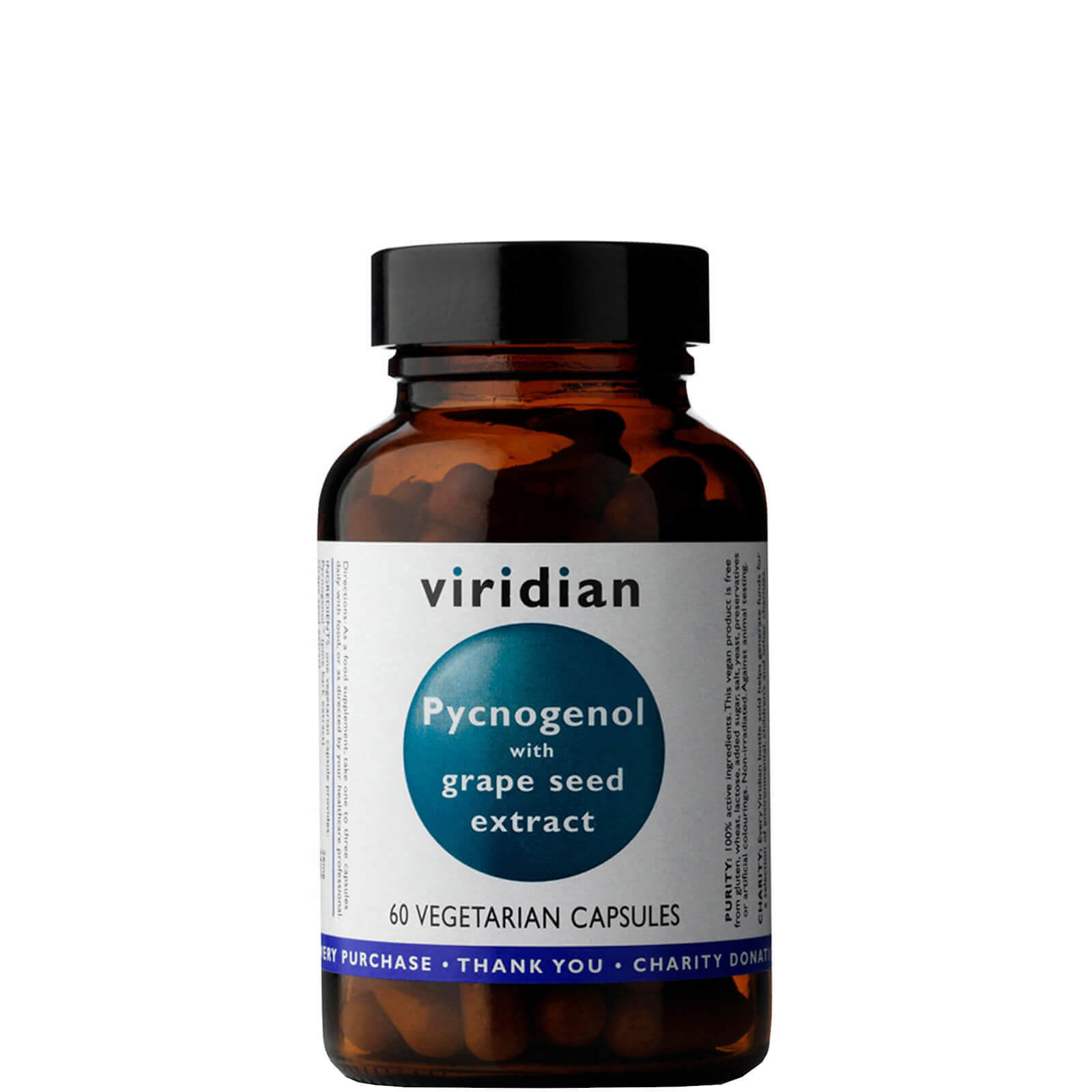 Pycnogenol 26mg with Grape Seed Extract 24mg Veg Caps - 60 Capsules