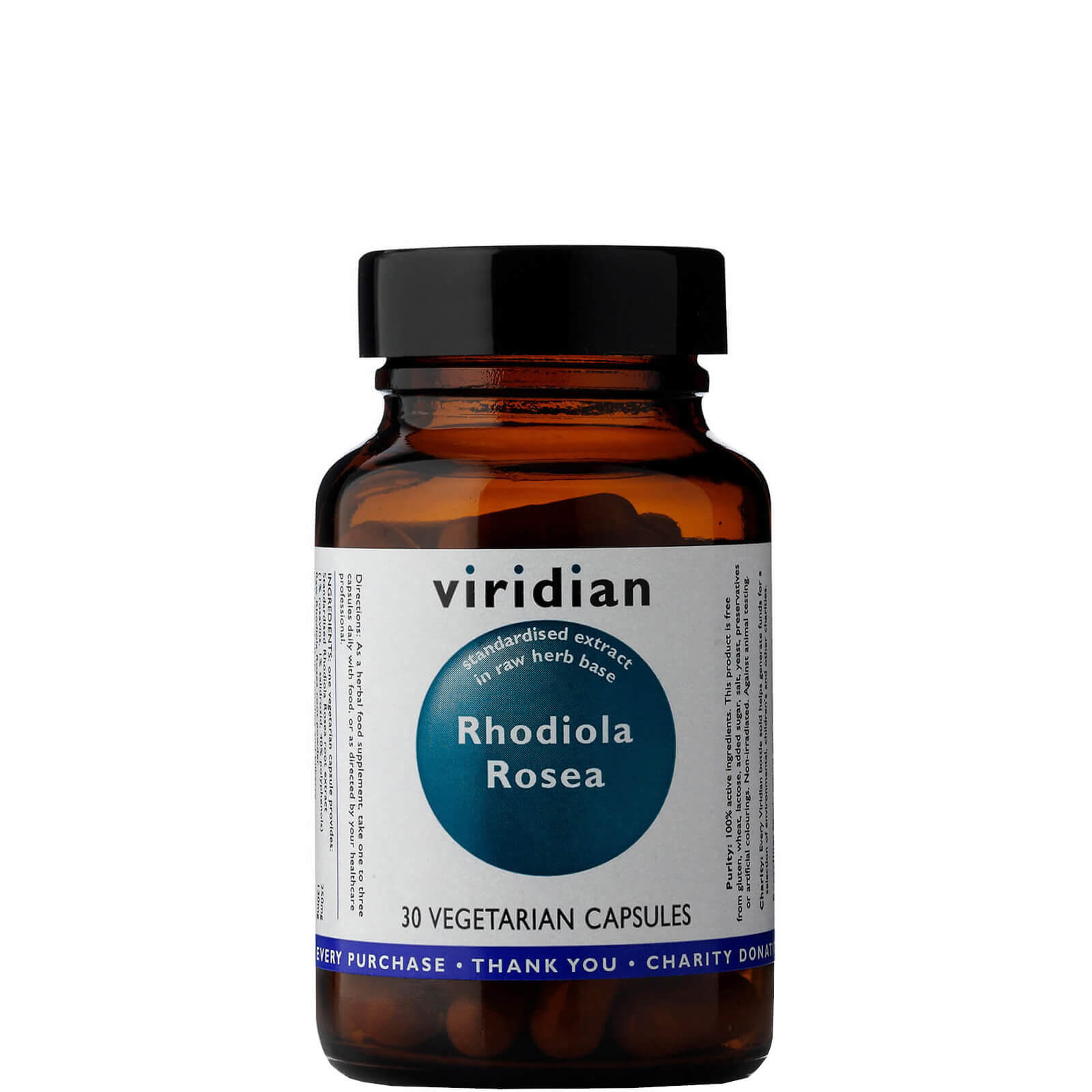 Rhodiola Rosea Root Extract Veg Caps - 30 Capsules