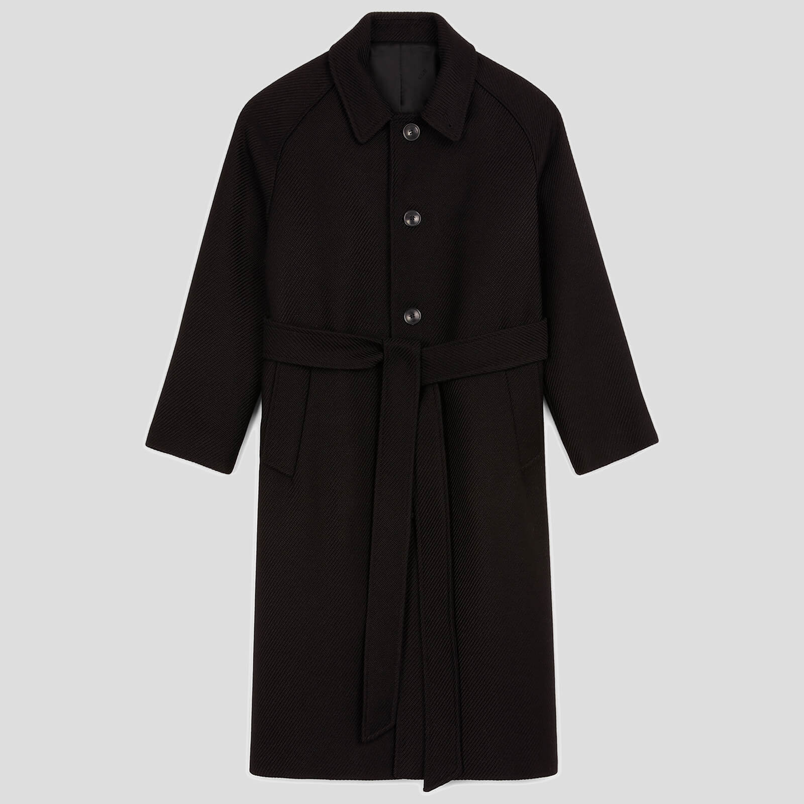 AMI Women's Classic Coat - Black - FR 36/UK 8