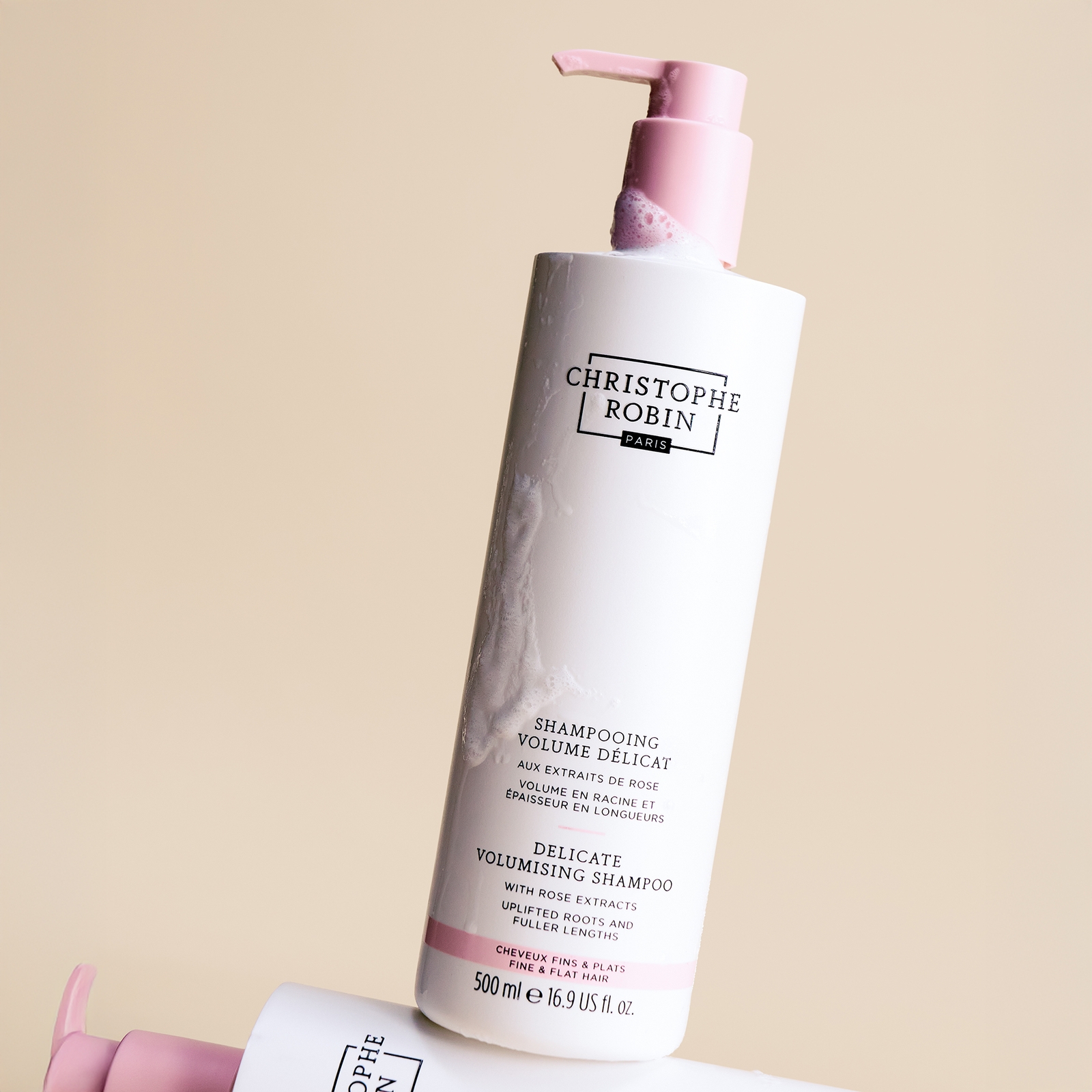 Thumbnail - Christophe Robin Delicate Volumising Shampoo with Rose Extracts 500ml