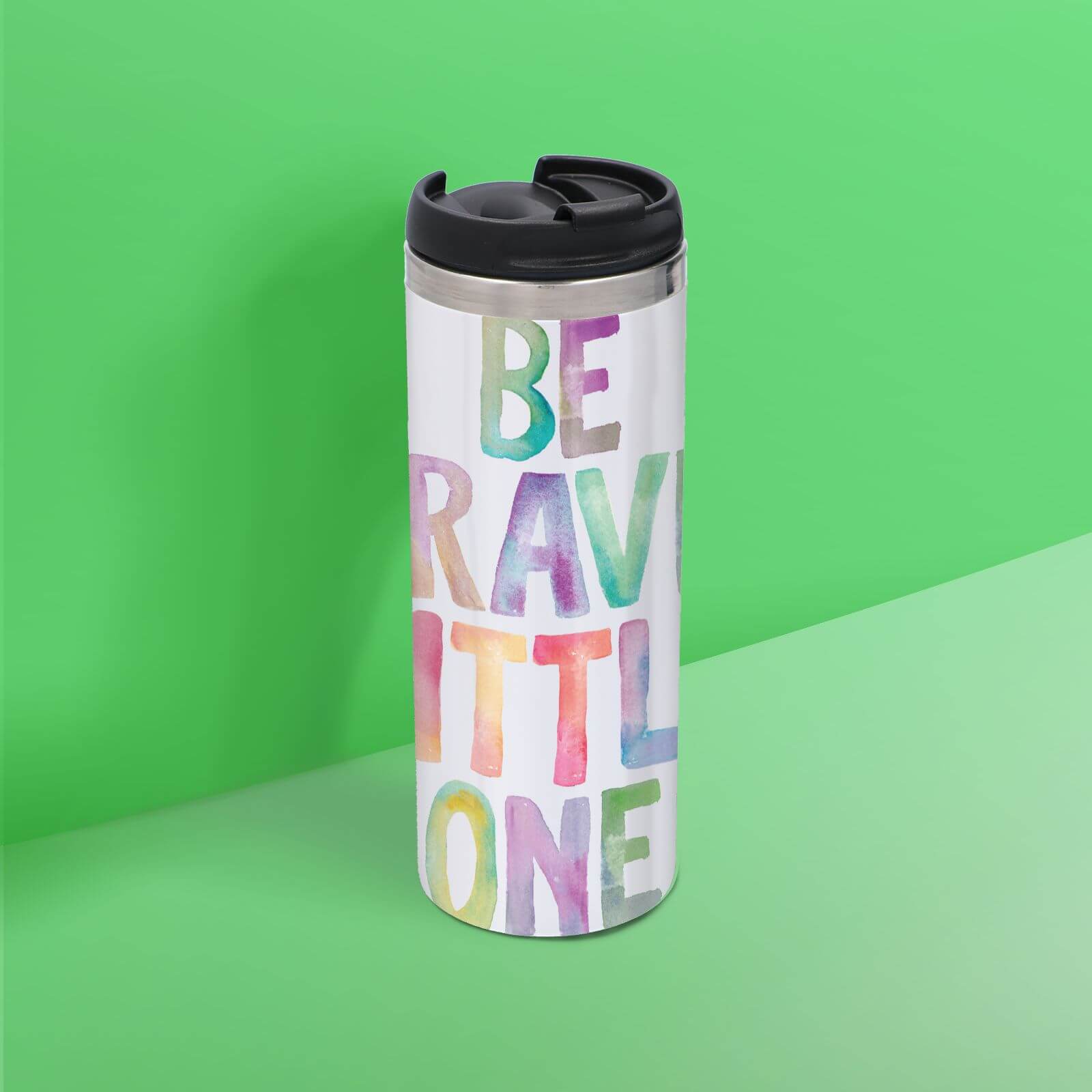 The Motivated Type Be Brave Little One Thermo Travel Mug