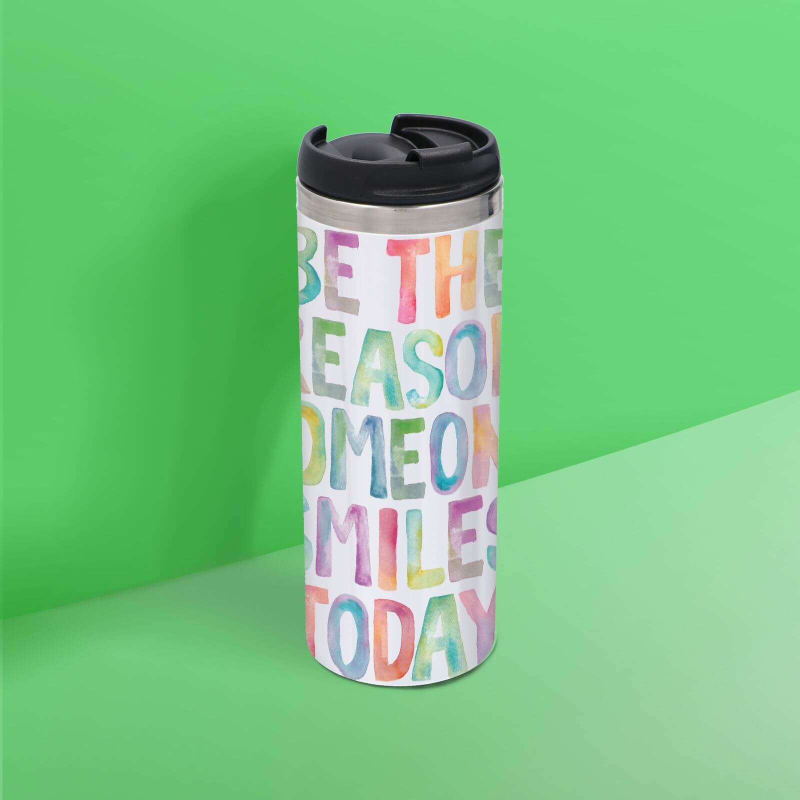 The Motivated Type Be The Reason Someone Smiles Today Thermo Travel Mug